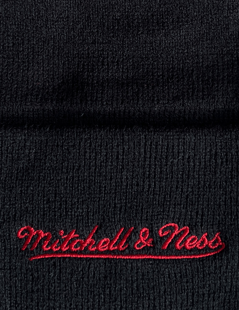 Mitchell And Ness Beanies Chicago Bulls Mitchell & Ness NBA Burst Knit Beanie - Black