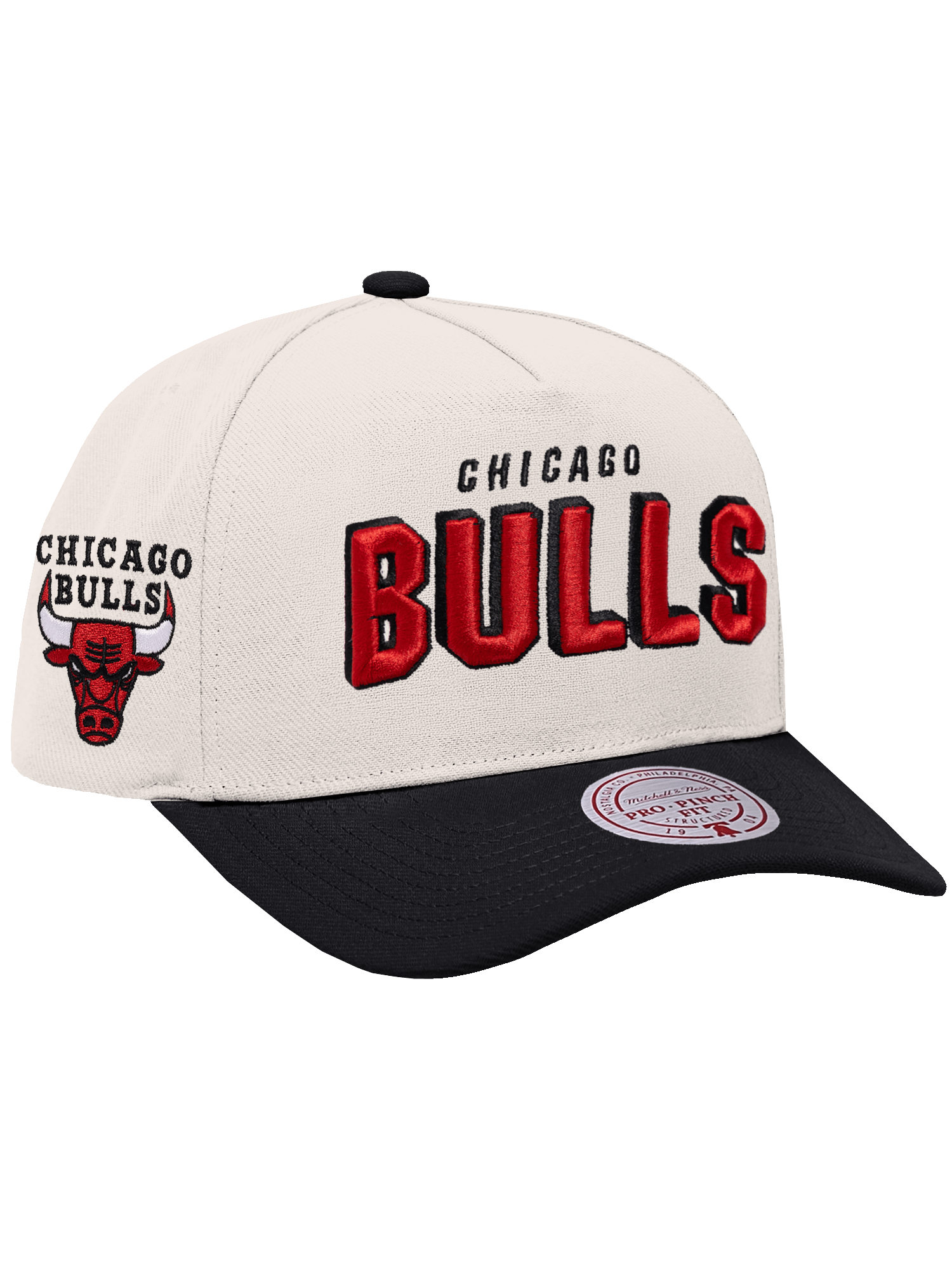 Mitchell And Ness Caps Chicago Bulls Mitchell & Ness NBA HWC Draft Day Pro Pinch Snapback Hat