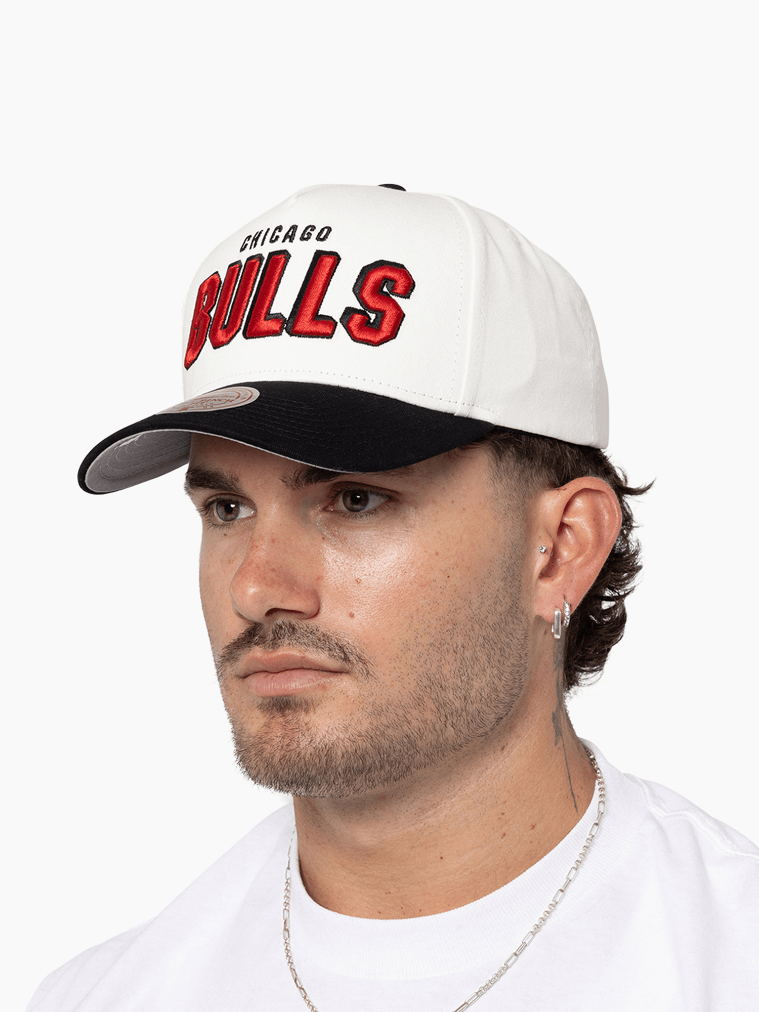 Mitchell And Ness Caps Chicago Bulls Mitchell & Ness NBA HWC Draft Day Pro Pinch Snapback Hat
