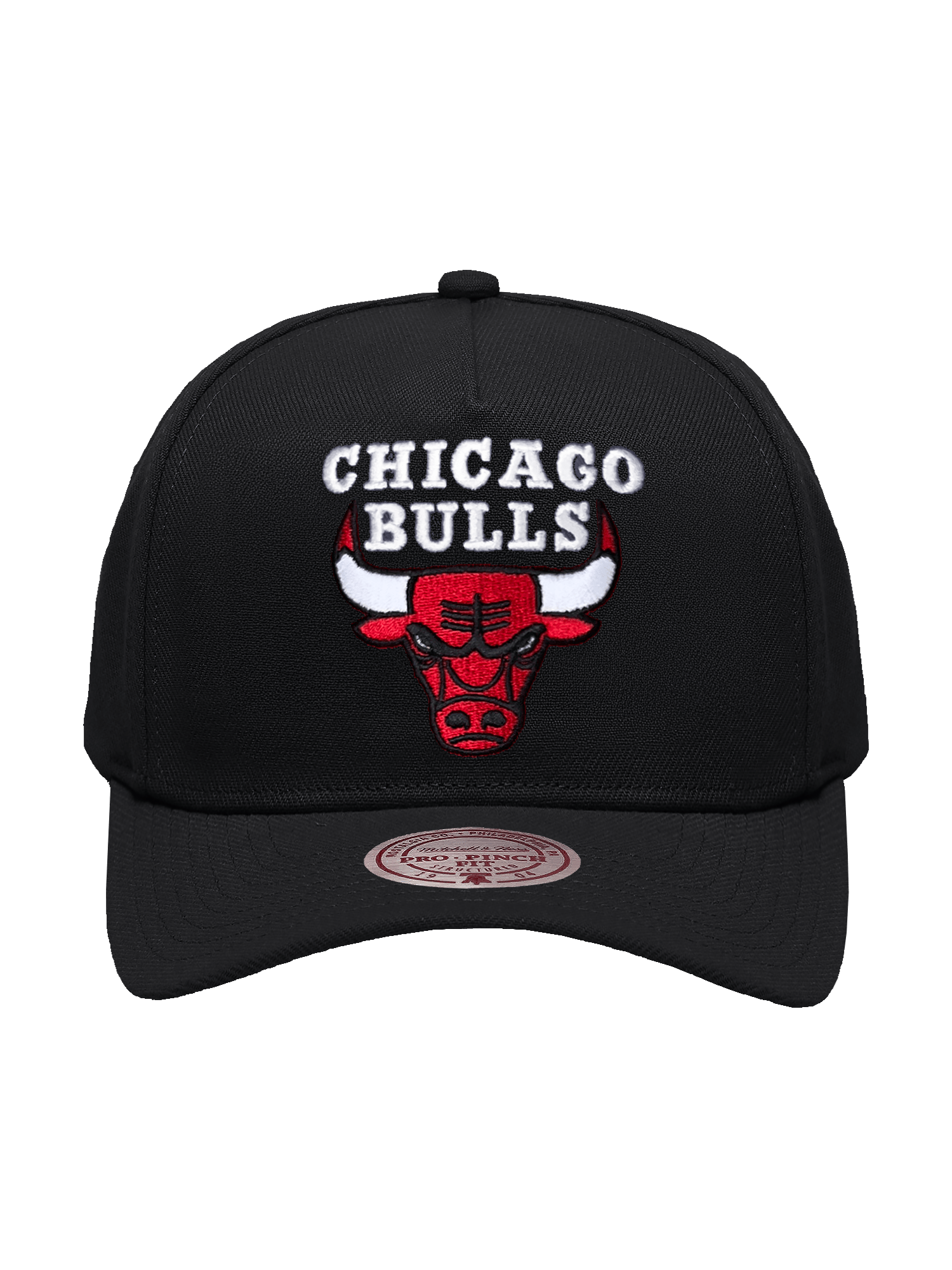 Mitchell And Ness Caps Chicago Bulls Mitchell & Ness NBA HWC Pro Pinch Snapback Hat - Black