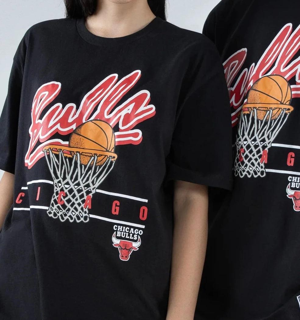 NBA Essentials T-Shirts Chicago Bulls NBA Essentials Hamilton Vintage T-Shirt - Black