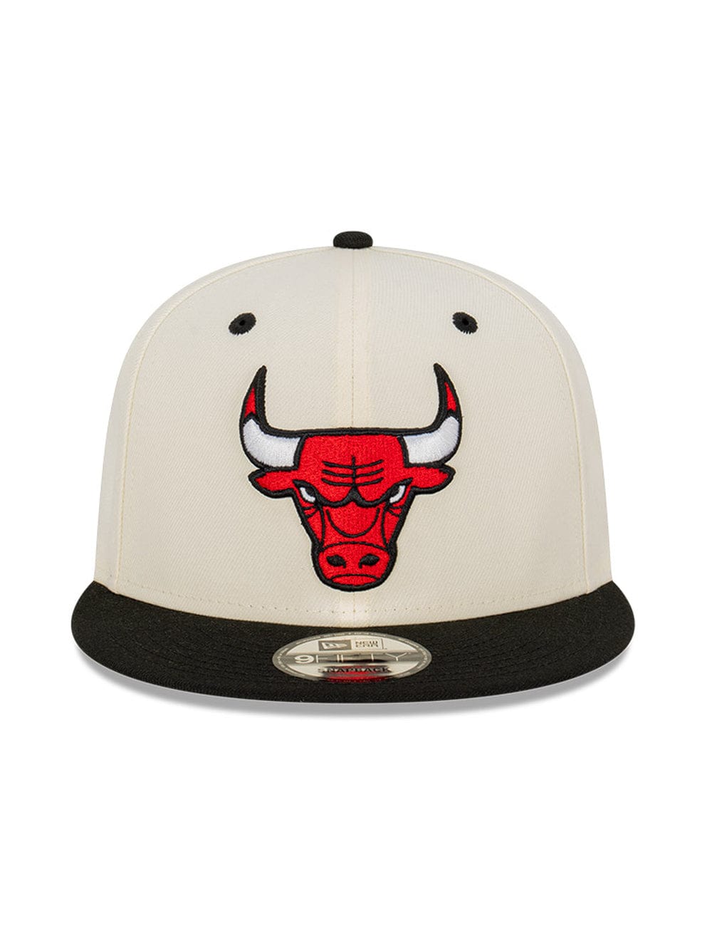 New Era Caps Chicago Bulls New Era NBA 2 Tone 9FIFTY Snapback Hat - Chrome White