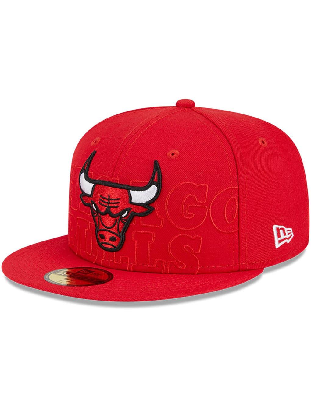 New Era Caps Chicago Bulls New Era NBA 23 Draft 59FIFTY Fitted Hat - Red
