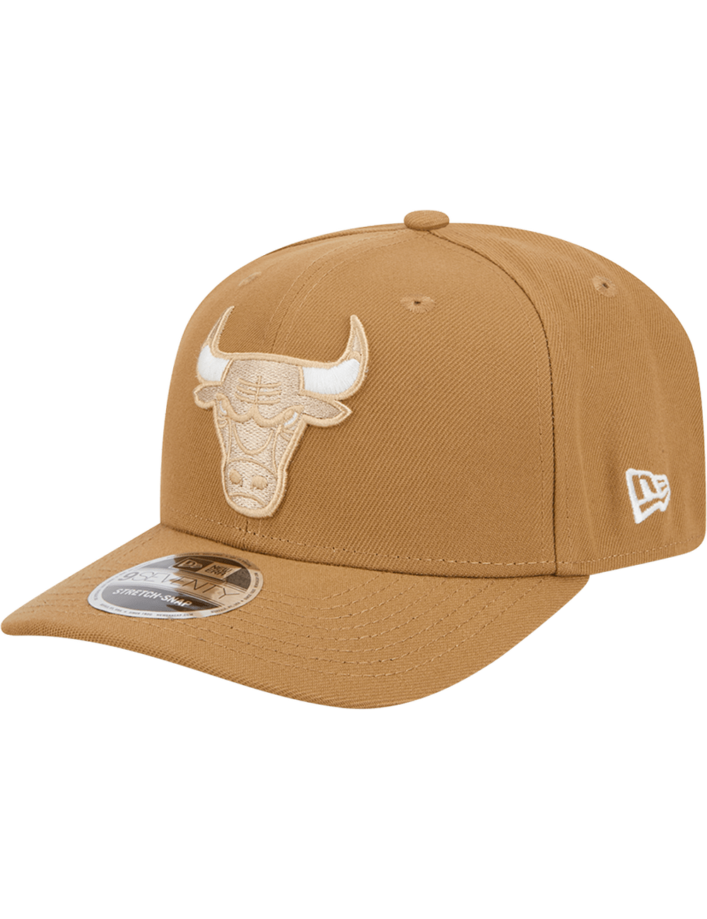 New Era Caps Chicago Bulls New Era NBA 24-25 City Edition Alt 9SEVENTY Snapback Hat - Camel