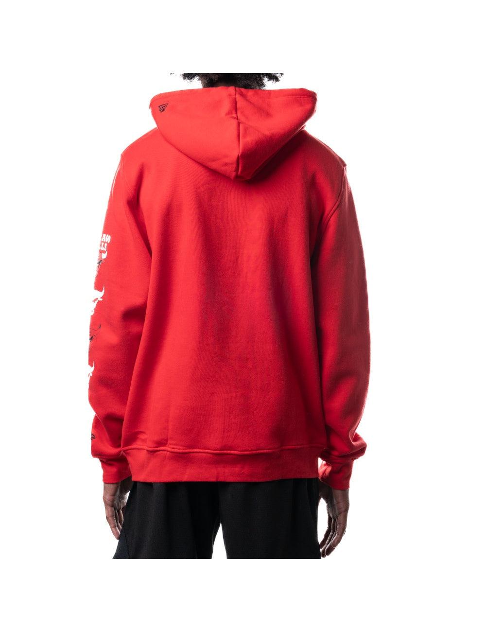 New Era Jumpers Chicago Bulls New Era NBA 24 City Edition Hoodie Jumper - Red