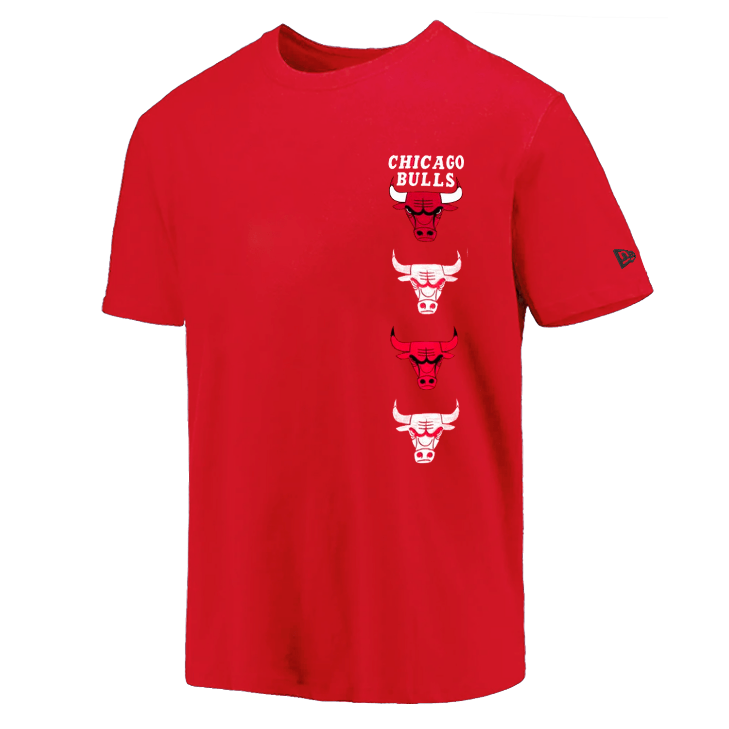New Era T-Shirts Chicago Bulls New Era NBA 24 City Edition T-Shirt - Red