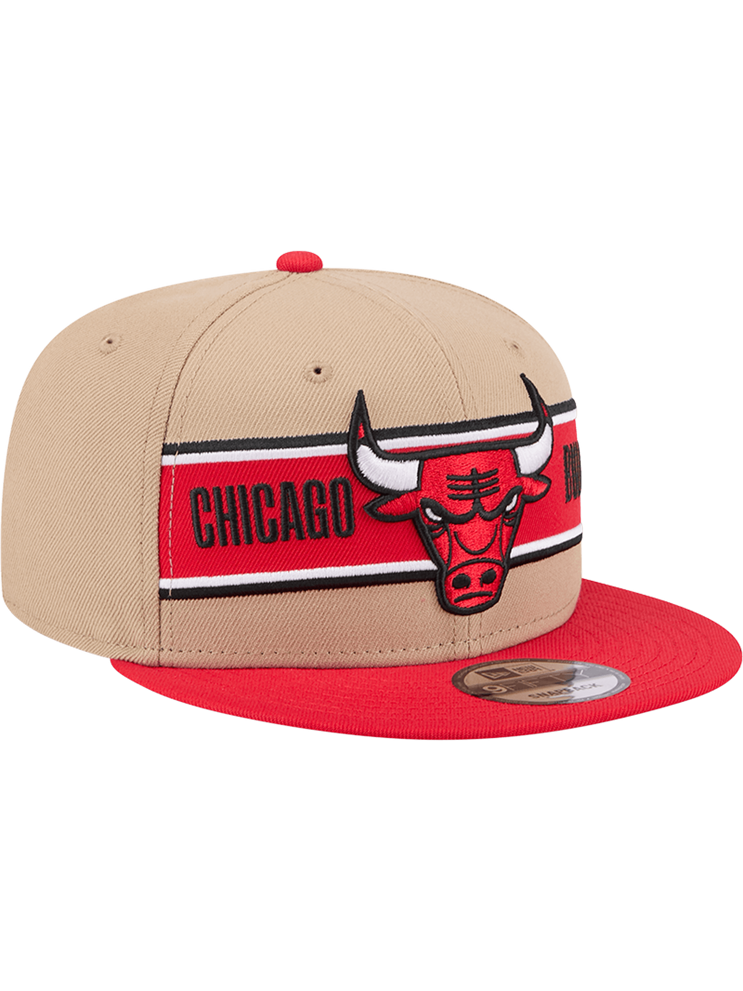 New Era Caps Chicago Bulls New Era NBA 24 Draft 9FIFTY Snapback Hat - Tan