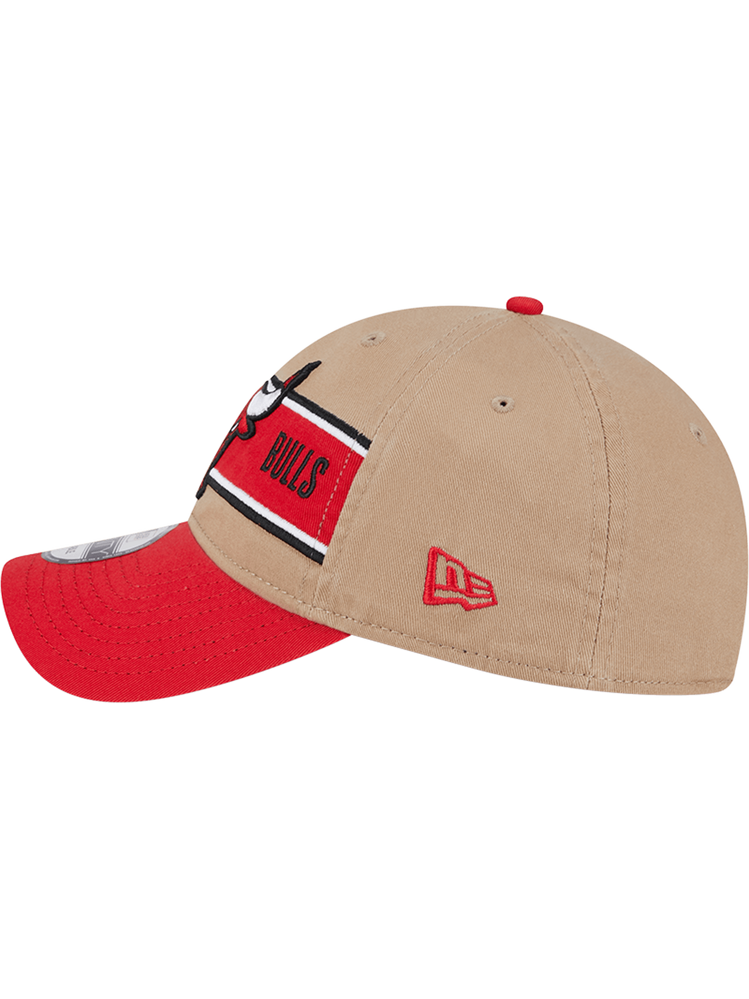 New Era Caps Chicago Bulls New Era NBA 24 Draft 9TWENTY Strapback Hat - Tan