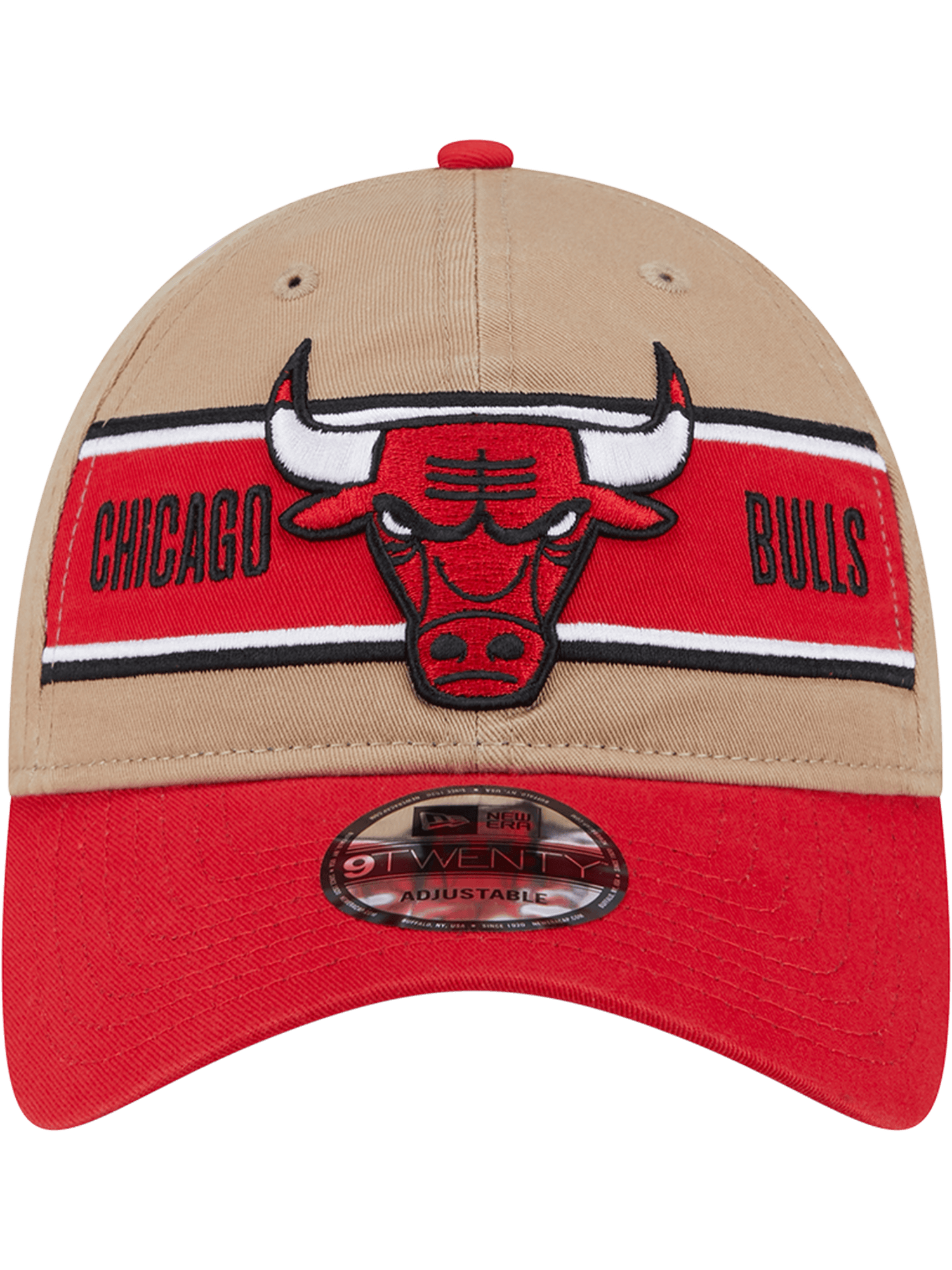 New Era Caps Chicago Bulls New Era NBA 24 Draft 9TWENTY Strapback Hat - Tan