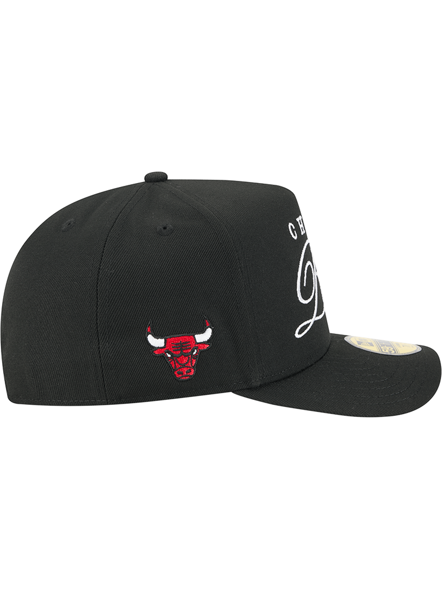 New Era Caps Chicago Bulls  New Era NBA 25 Draft 59FIFTY A-Frame Pre-Curved Fitted Hat - Black