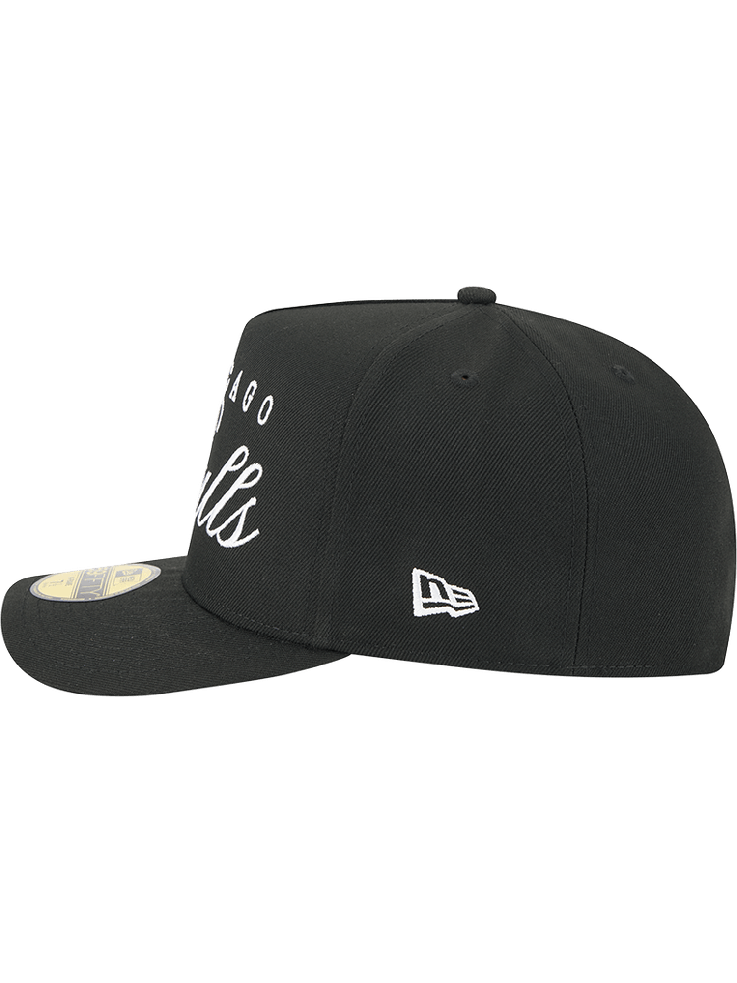 New Era Caps Chicago Bulls  New Era NBA 25 Draft 59FIFTY A-Frame Pre-Curved Fitted Hat - Black