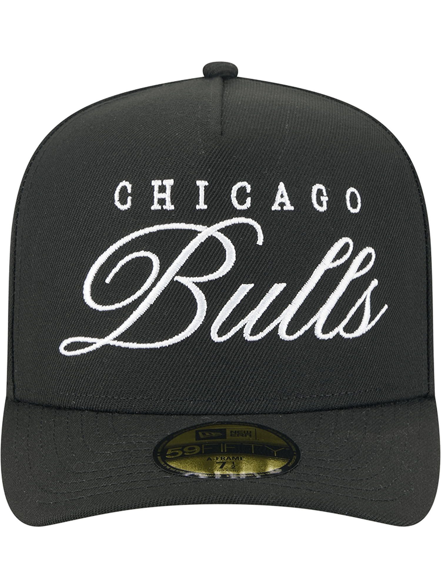 New Era Caps Chicago Bulls  New Era NBA 25 Draft 59FIFTY A-Frame Pre-Curved Fitted Hat - Black