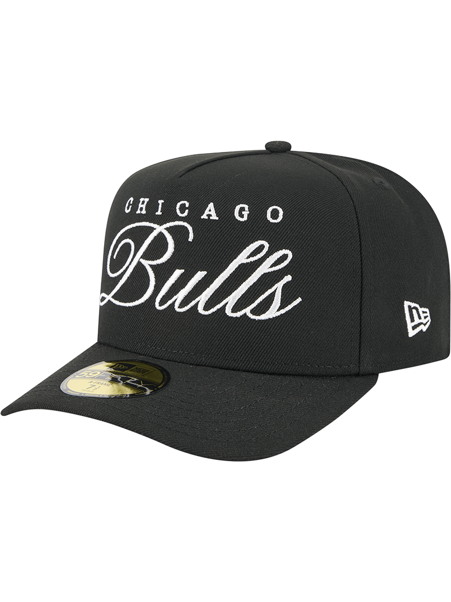 New Era Caps Chicago Bulls  New Era NBA 25 Draft 59FIFTY A-Frame Pre-Curved Fitted Hat - Black
