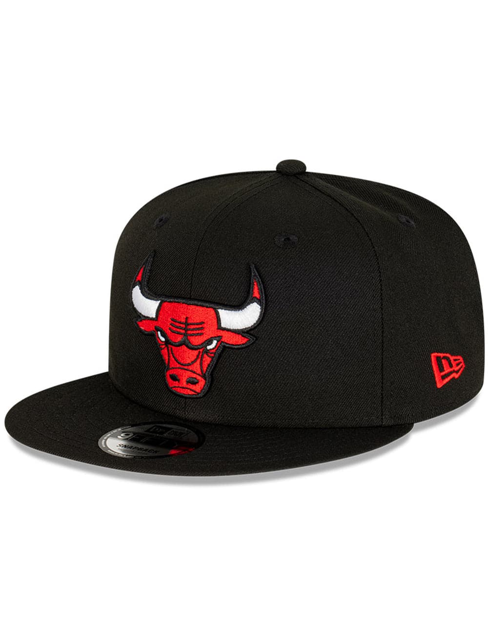 New Era Caps Chicago Bulls New Era NBA Champs Patch 9FIFTY Snapback Hat - Black