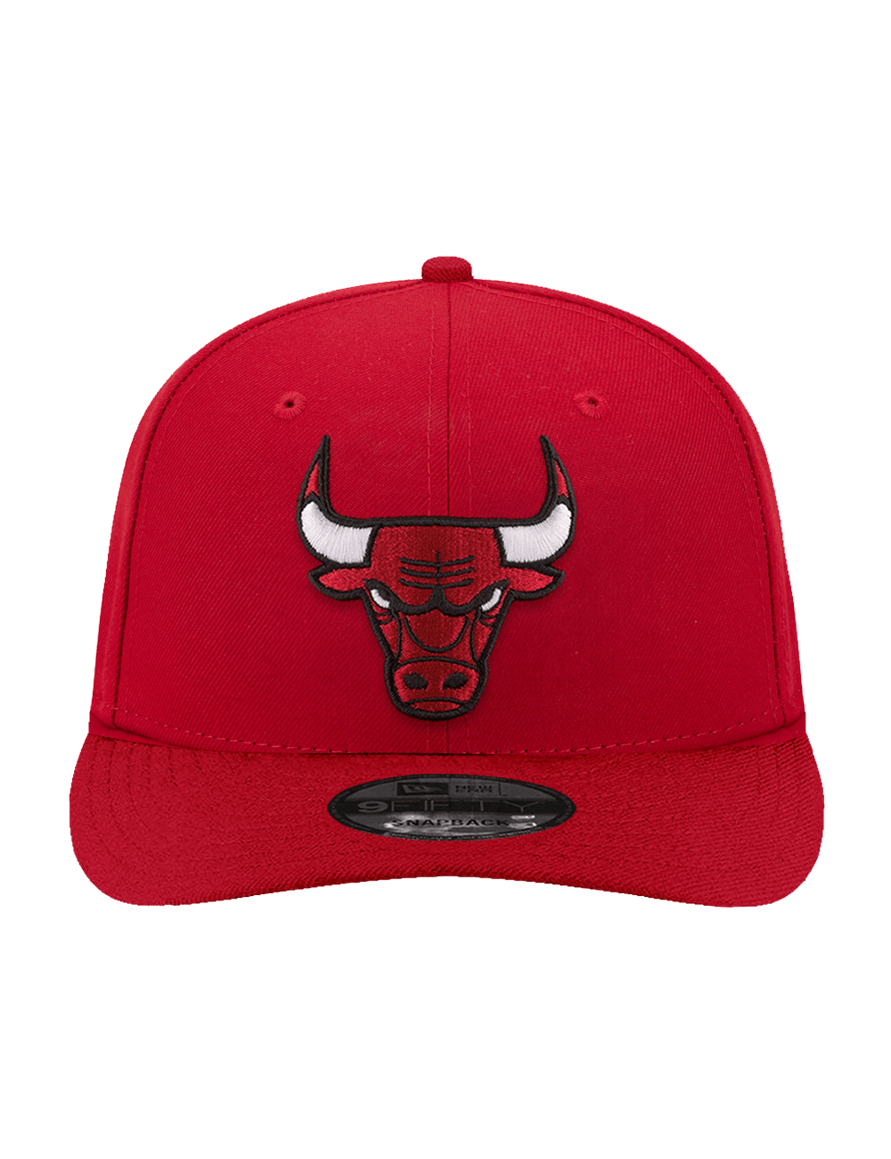New Era Caps OSFA Chicago Bulls New Era NBA Team 9FIFTY Pre-Curved Snapback Hat - Red