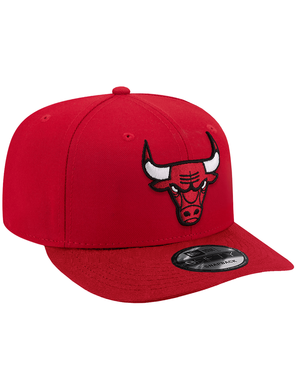 New Era Caps OSFA Chicago Bulls New Era NBA Team 9FIFTY Pre-Curved Snapback Hat - Red