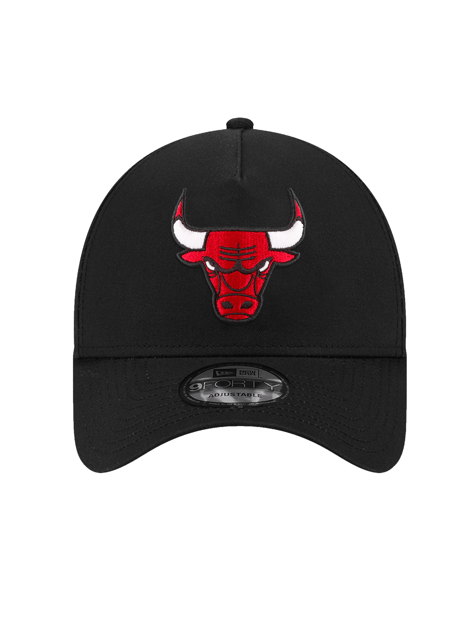 New Era Caps Chicago Bulls New Era NBA Team 9FORTY A-Frame Snapback Hat - Black
