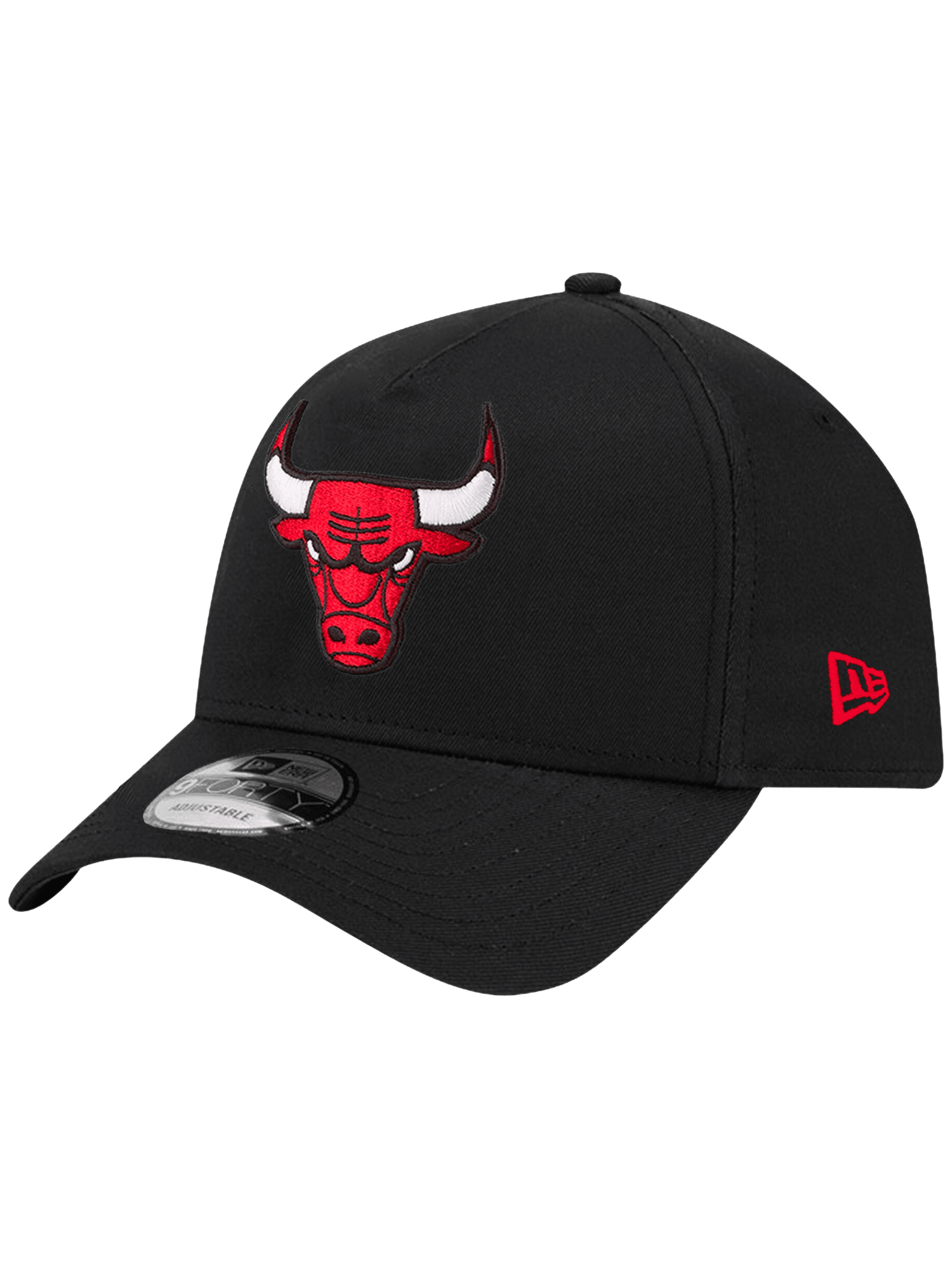 New Era Caps Chicago Bulls New Era NBA Team 9FORTY A-Frame Snapback Hat - Black