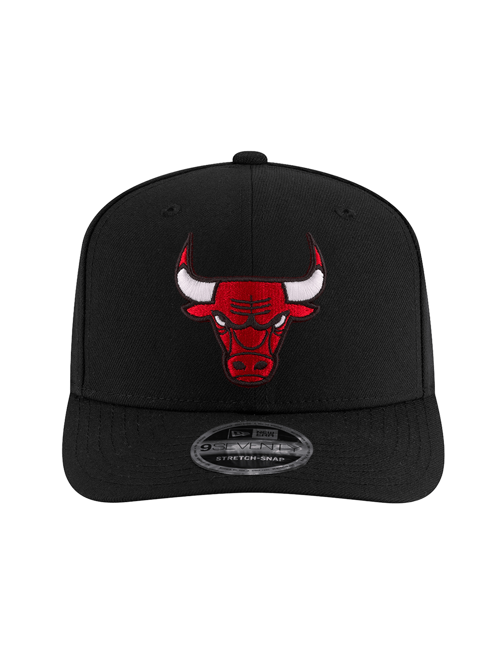New Era Caps OSFA Chicago Bulls New Era NBA Team 9SEVENTY Stretch-Snapback Hat - Black