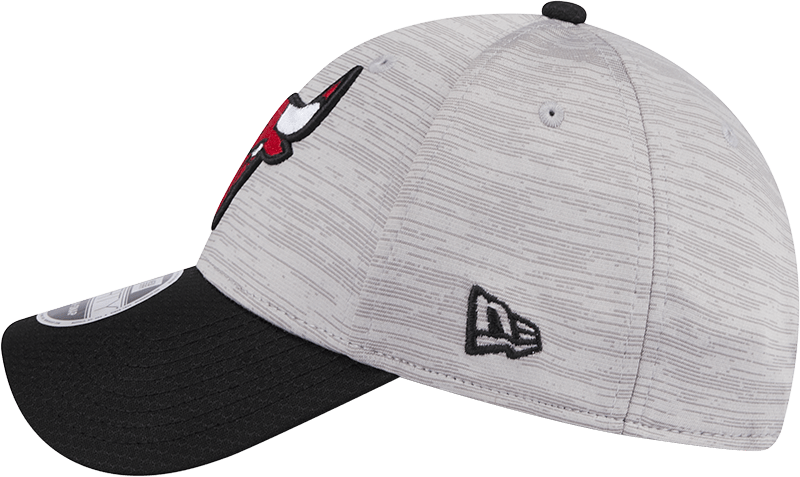 New Era Caps Chicago Bulls New Era NBA Team Active Digi-Tech 9FORTY Snapback Hat - Graphite Grey