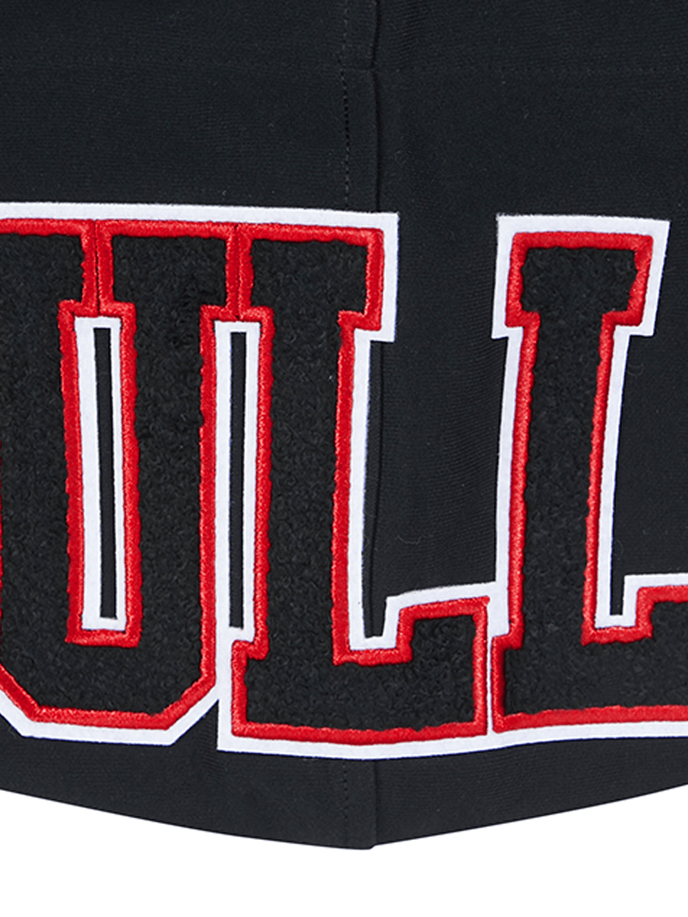 Pro Standard Jumpers Chicago Bulls Pro Standard NBA Classic Chenille Flex Hoodie Jumper - Black