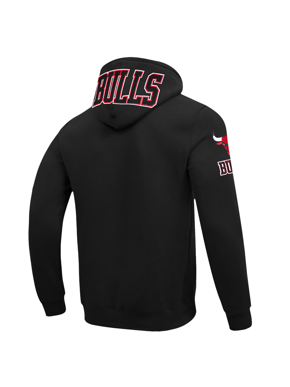 Pro Standard Jumpers Chicago Bulls Pro Standard NBA Classic Chenille Flex Hoodie Jumper - Black