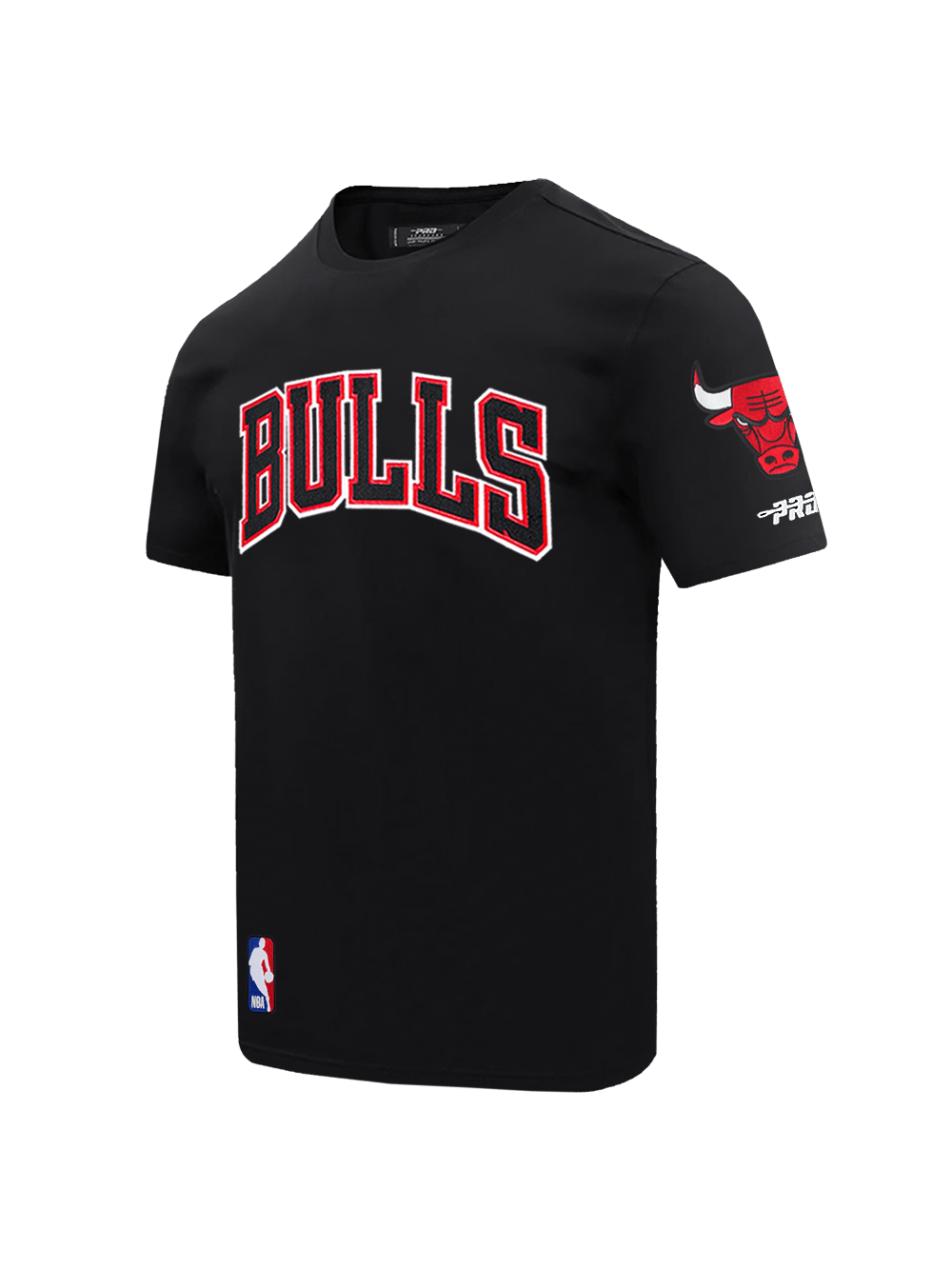 Pro Standard T-Shirts Chicago Bulls Pro Standard NBA Classic Chenille Flex T-Shirt - Black