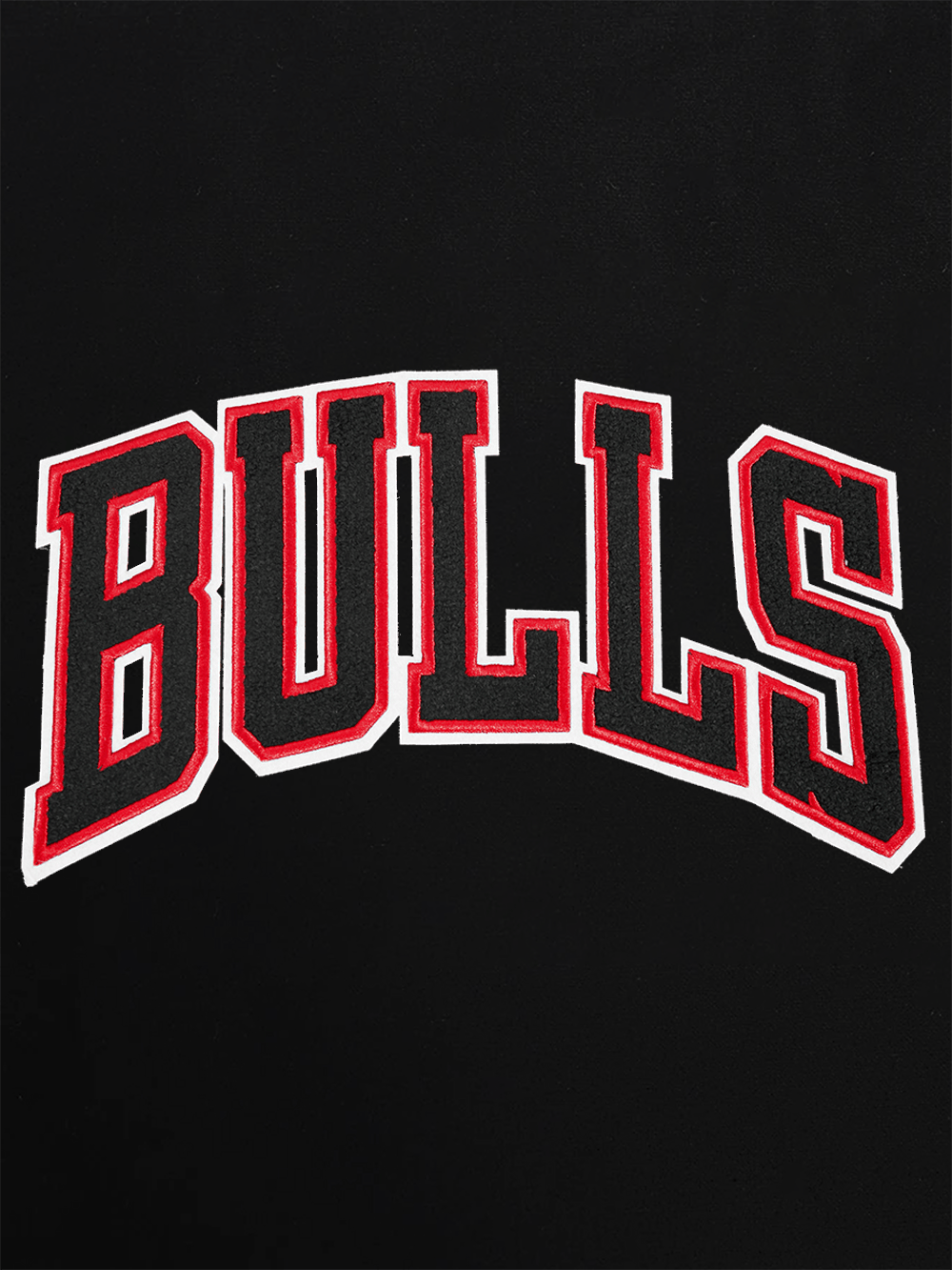 Pro Standard T-Shirts Chicago Bulls Pro Standard NBA Classic Chenille Flex T-Shirt - Black