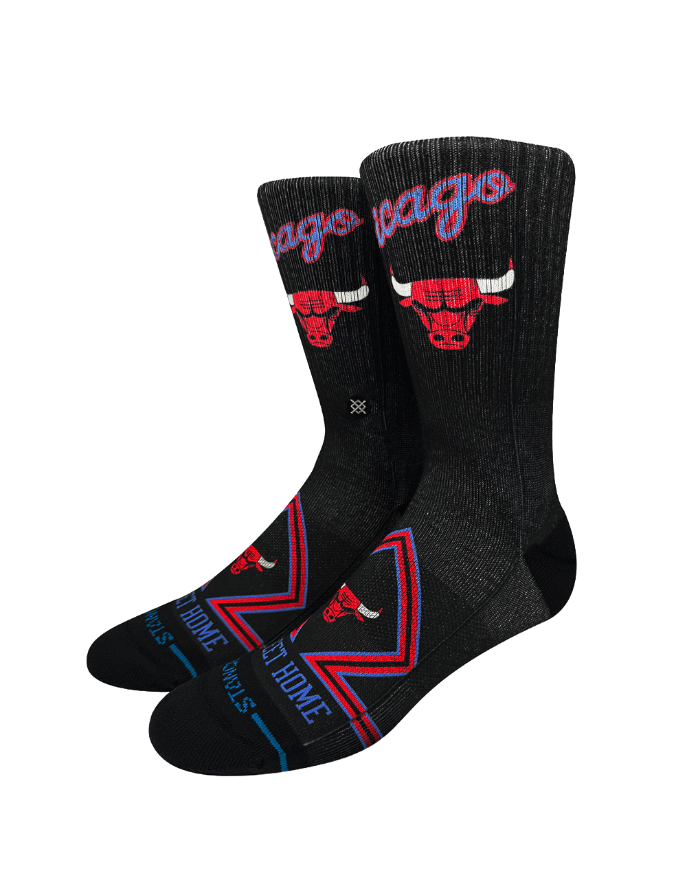Stance Socks Large (9-12 US) Chicago Bulls Stance NBA 25-26 City Edition Crew Socks