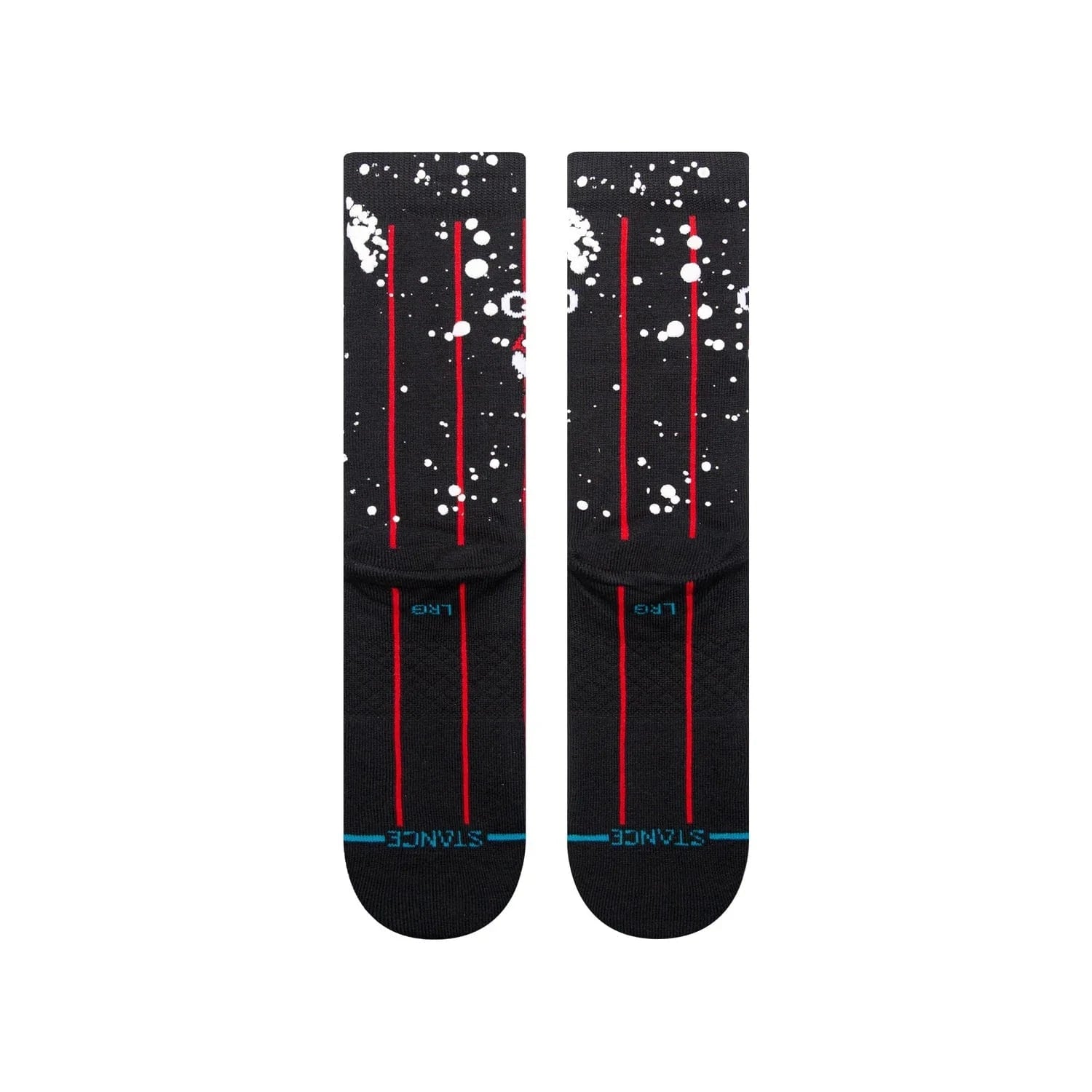 Stance Socks Large (9-12 US) Chicago Bulls Stance NBA Overspray Crew Socks