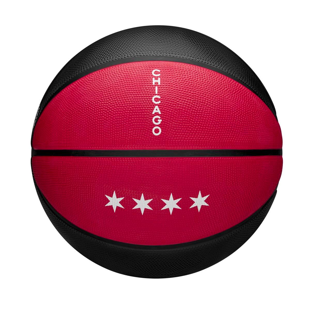 Wilson Sporting Goods Balls Chicago Bulls Wilson NBA 24 City Edition Basketball Ball