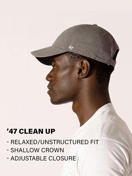 47 Brand Caps Chicago Cubs '47 MLB Team Clean Up Strapback Hat - Blue