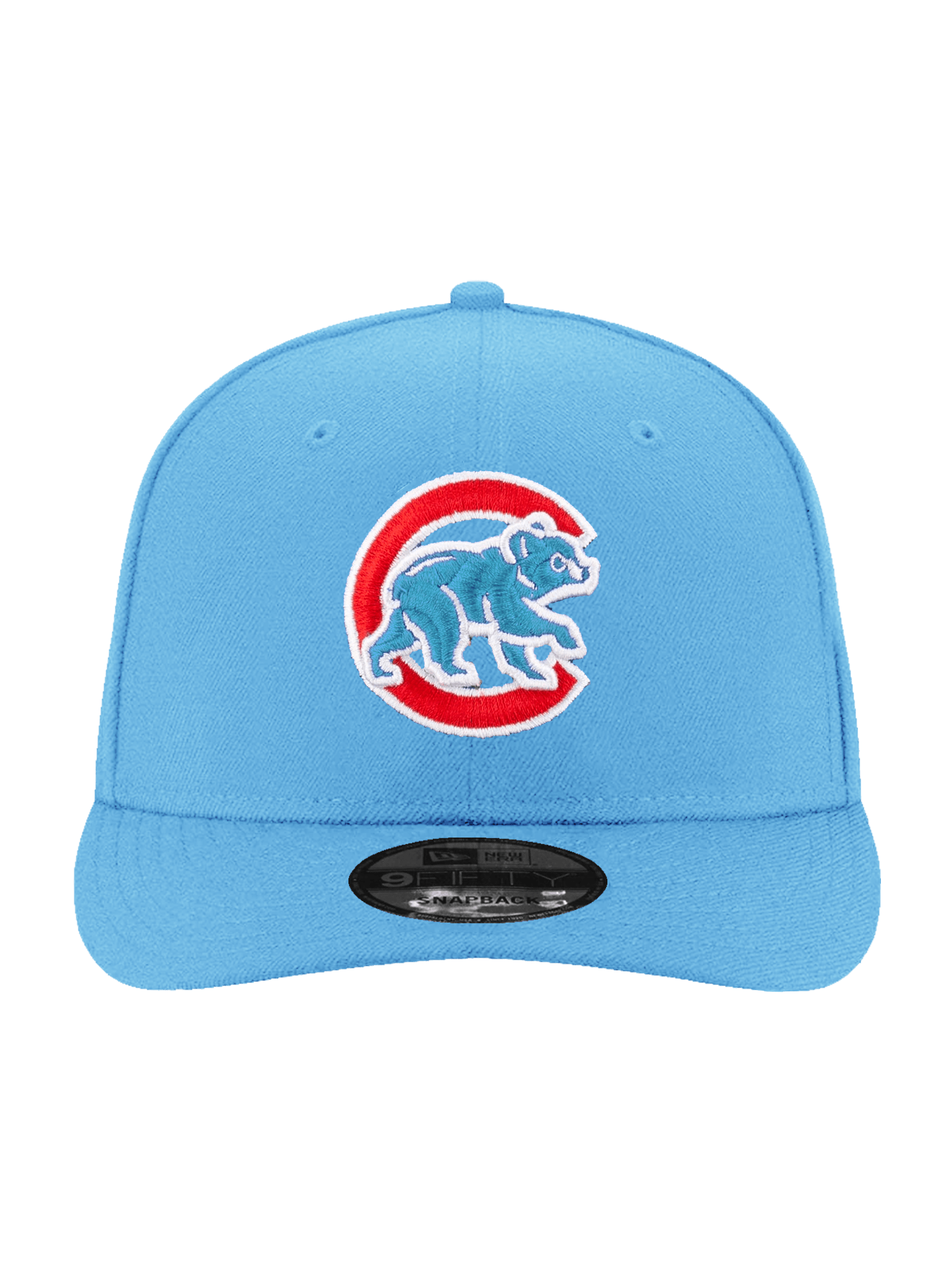 New Era Caps Chicago Cubs New Era MLB Alt 9FIFTY Pre-Curved Snapback Hat - Baby Blue