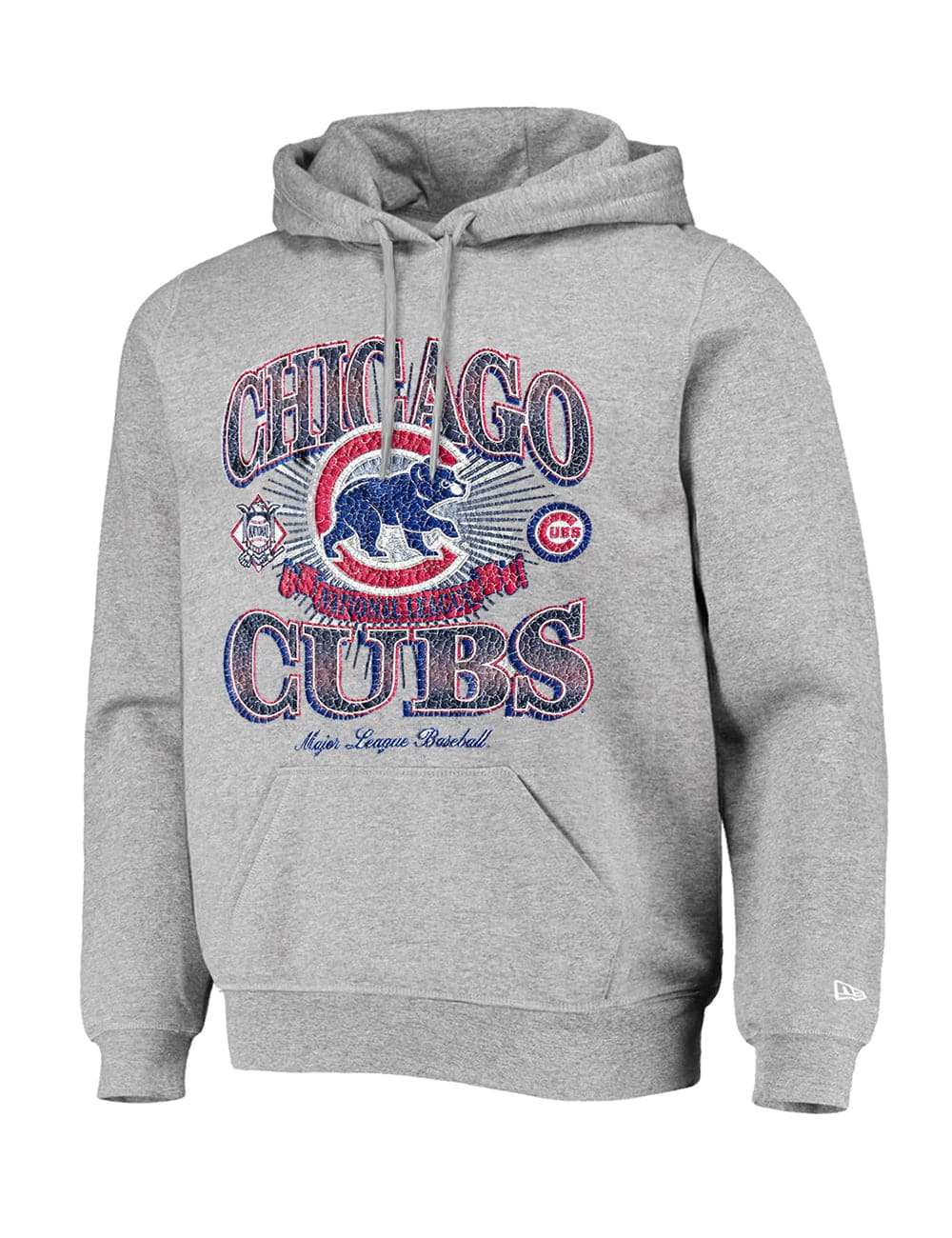 New Era Jumpers Chicago Cubs New Era MLB Gradient Arch Hoodie Jumper - Grey