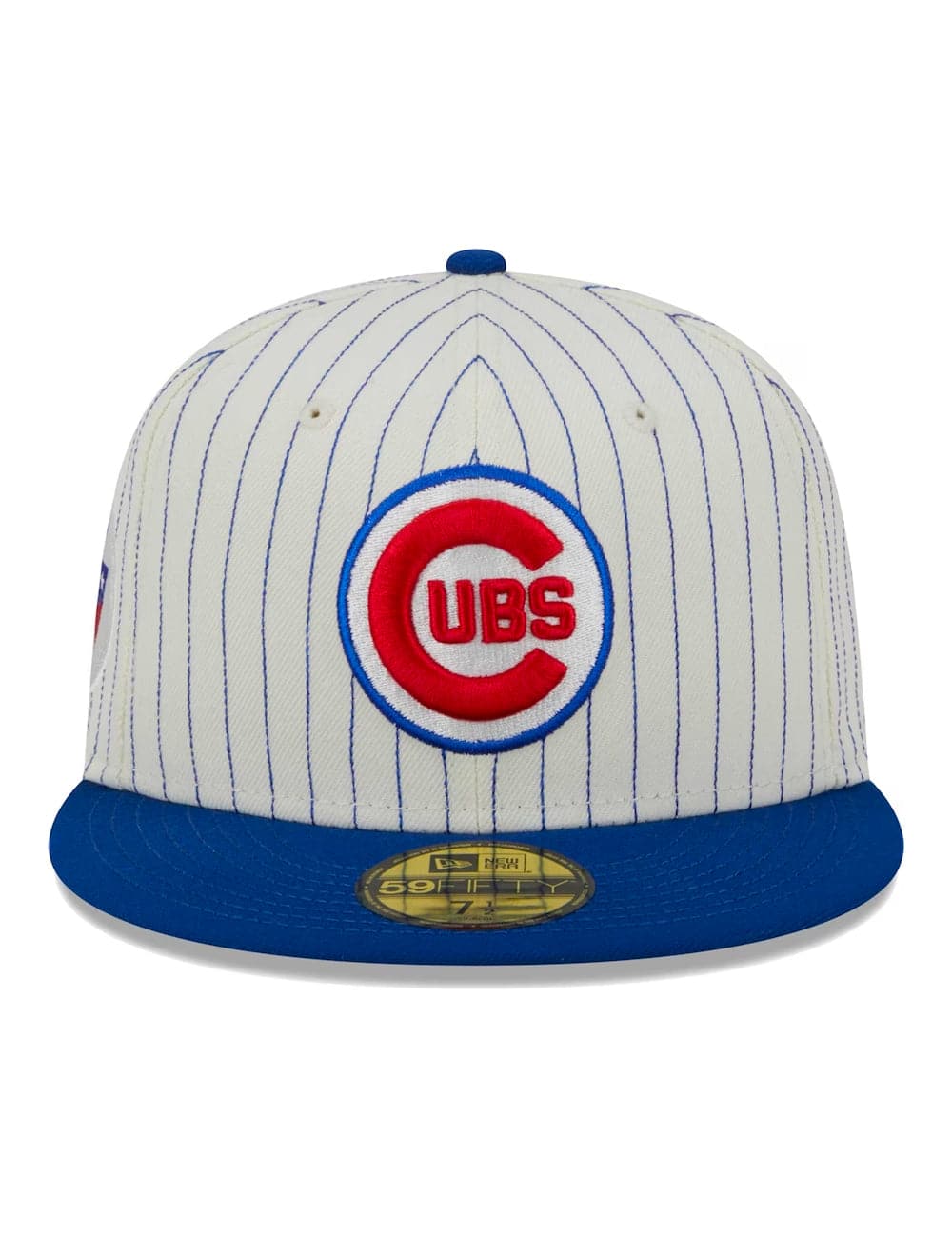 New Era Caps Chicago Cubs New Era MLB Retro Script 59FIFTY Fitted Hat - Off White