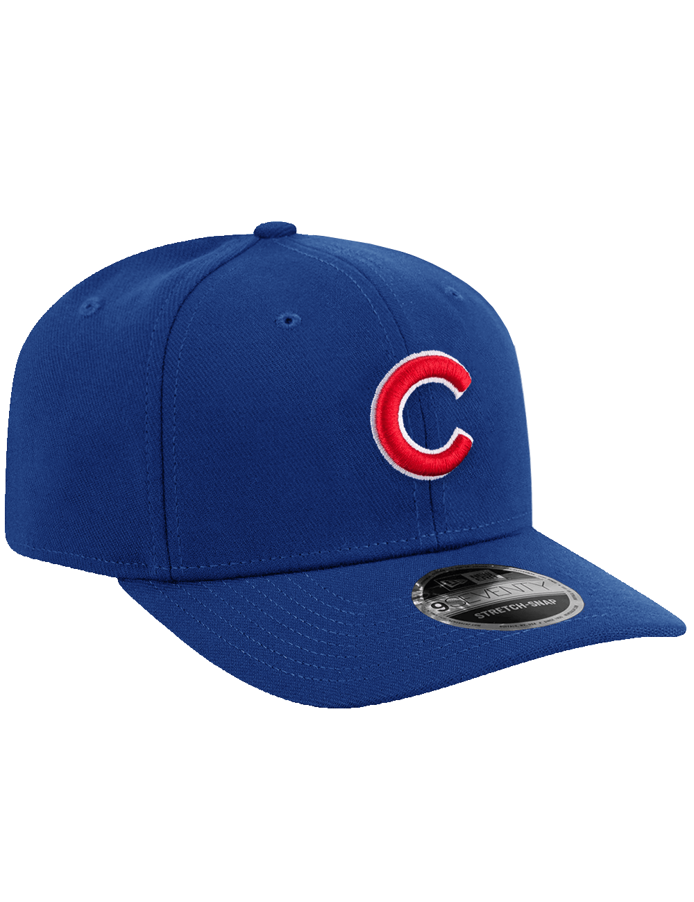New Era Caps OSFA Chicago Cubs New Era MLB Team 9SEVENTY Stretch Snapback Hat - Blue