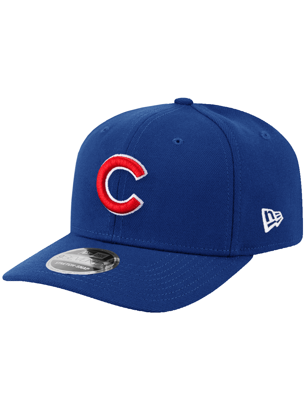 New Era Caps OSFA Chicago Cubs New Era MLB Team 9SEVENTY Stretch Snapback Hat - Blue