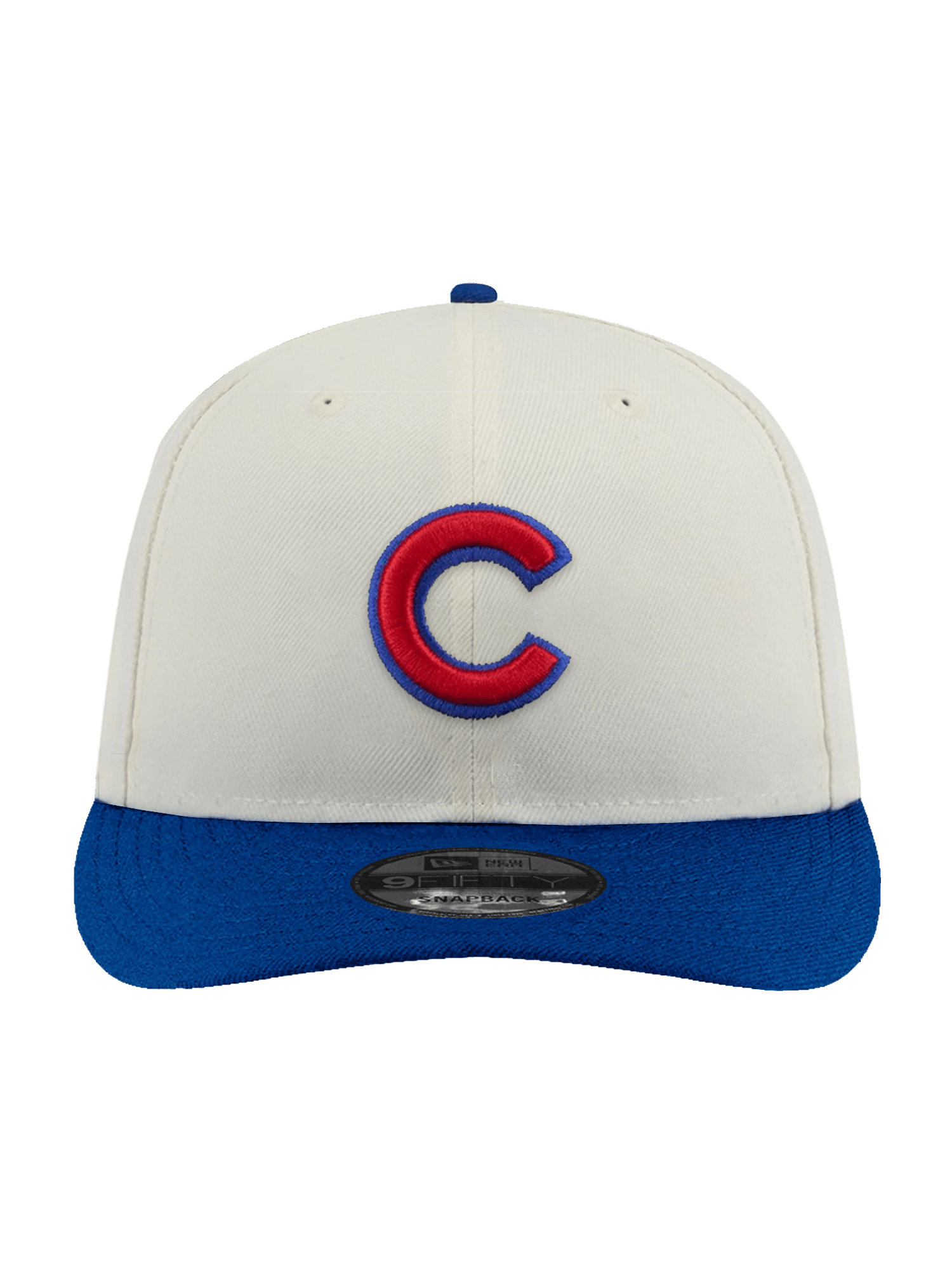 New Era Caps OSFA Chicago Cubs New Era MLB Team Chrome 9FIFTY Pre-Curved Snapback Hat