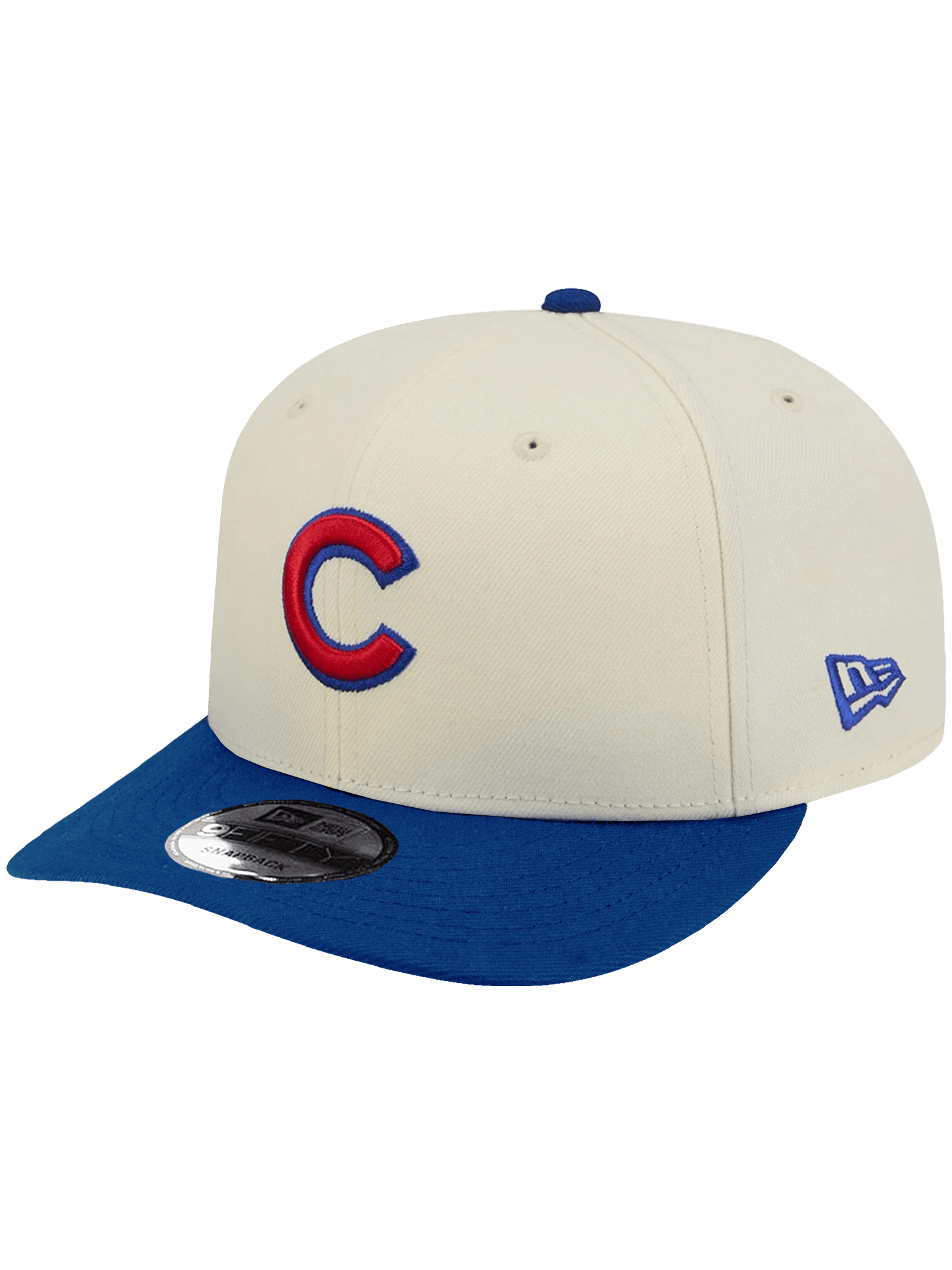 New Era Caps OSFA Chicago Cubs New Era MLB Team Chrome 9FIFTY Pre-Curved Snapback Hat