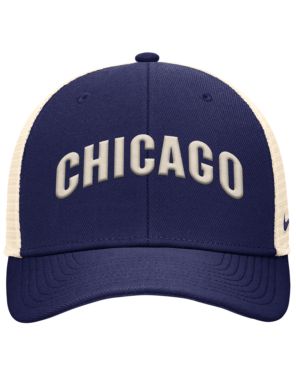 Nike Caps Chicago Cubs Nike MLB Statement Rise Dri-Fit Trucker Snapback Hat