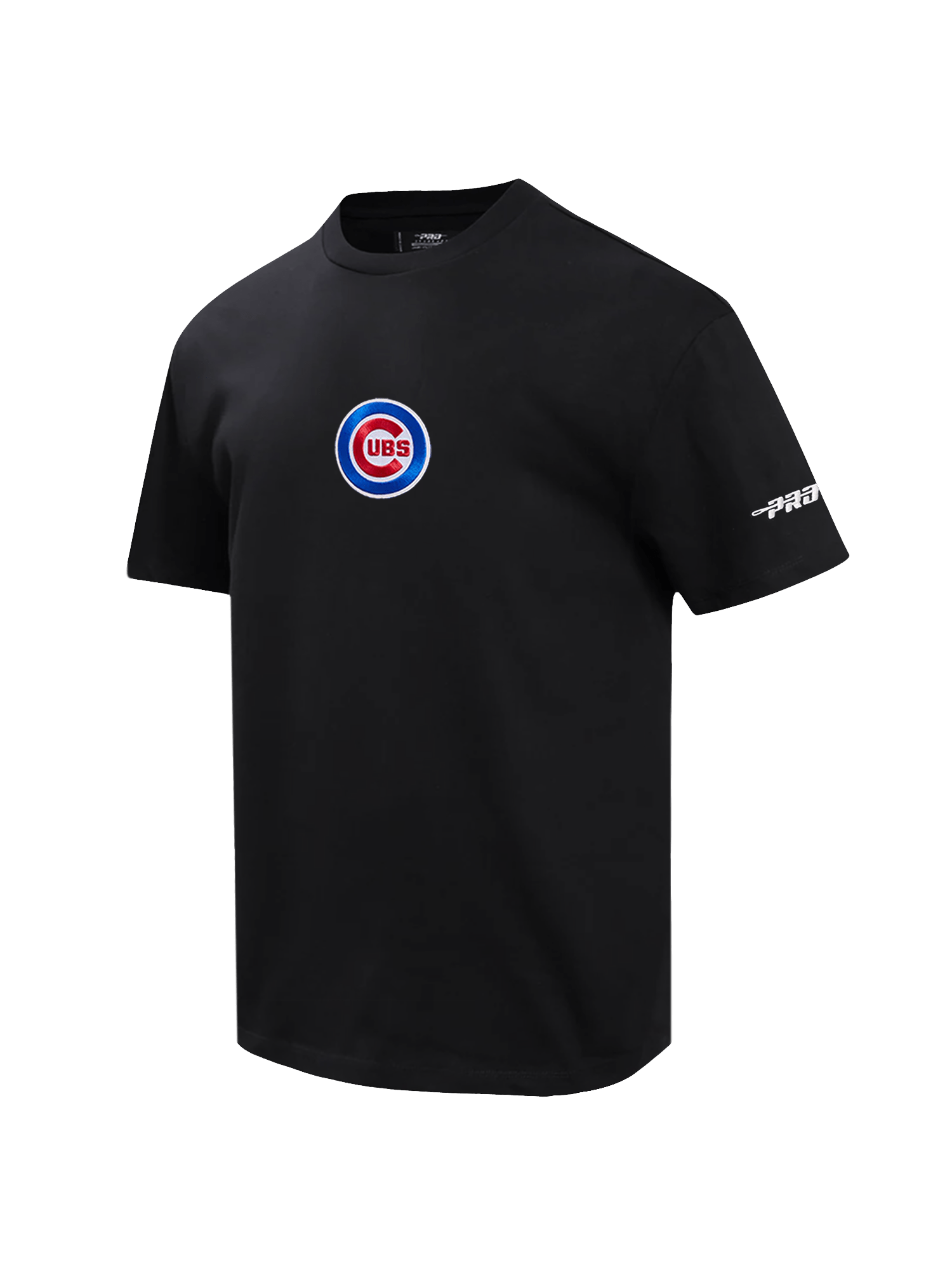 Pro Standard T-Shirts Chicago Cubs Pro Standard MLB Icon Drop Shoulder T-Shirt - Black