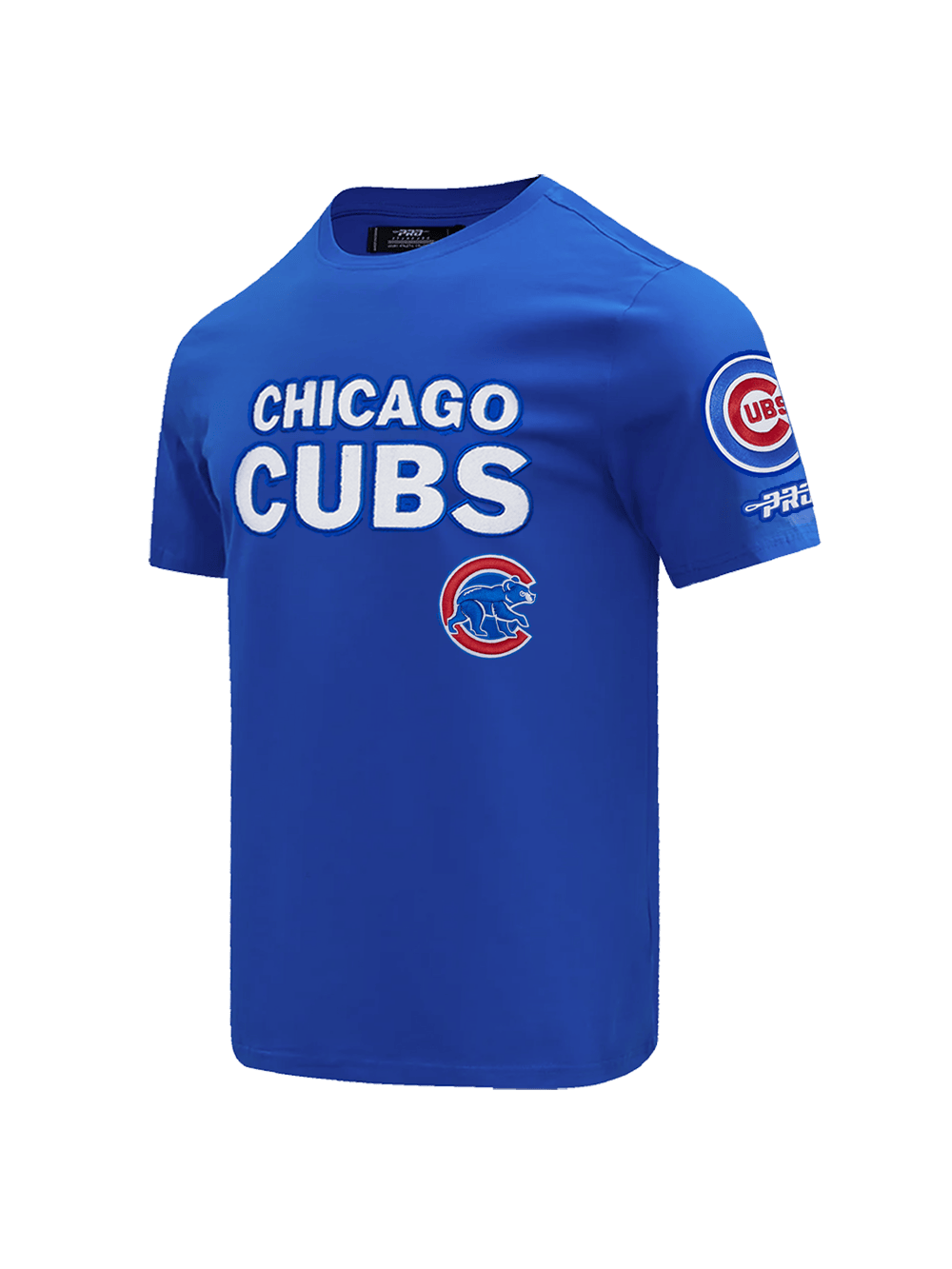 Pro Standard T-Shirts Chicago Cubs Pro Standard MLB Team Classic Chenille Flex T-Shirt - Blue