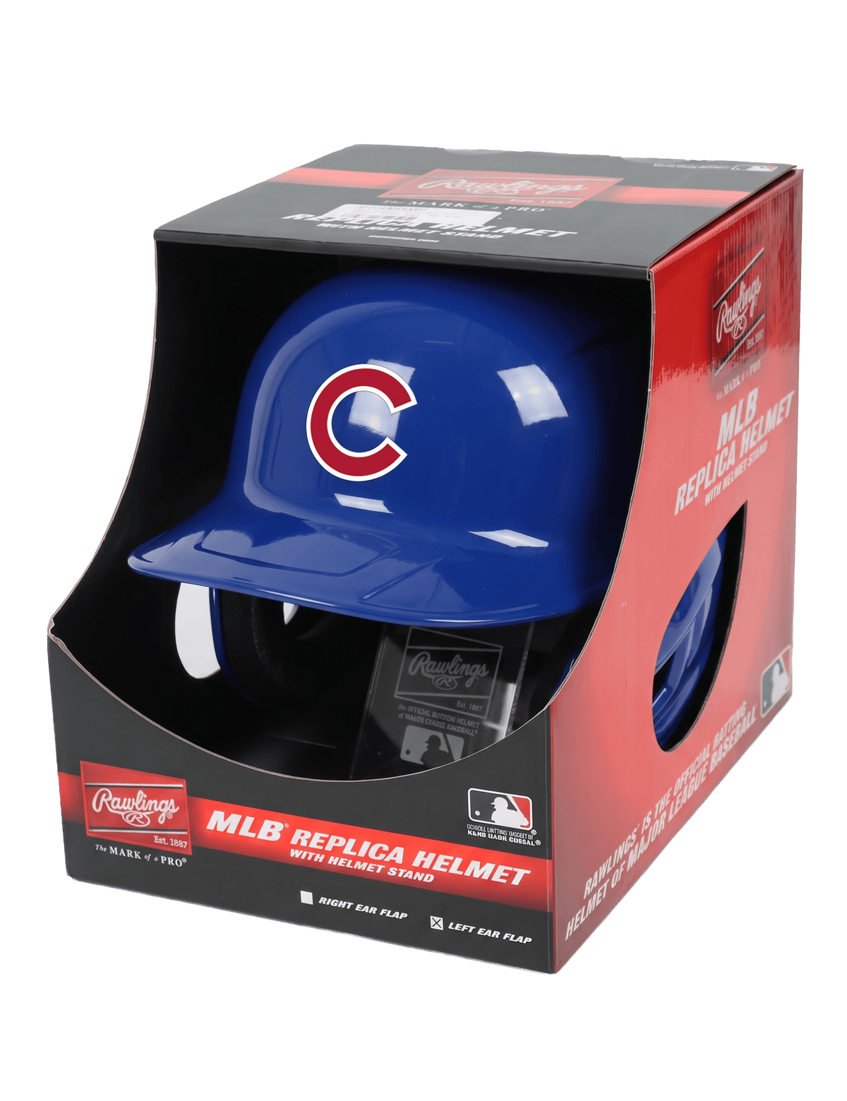 Rawlings Accessories Chicago Cubs Rawlings MLB Full Size Replica Helmet W/Stand