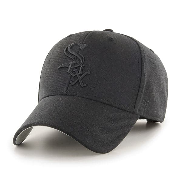 47 Brand Caps Chicago White Sox '47 MLB Black On Black MVP Hat