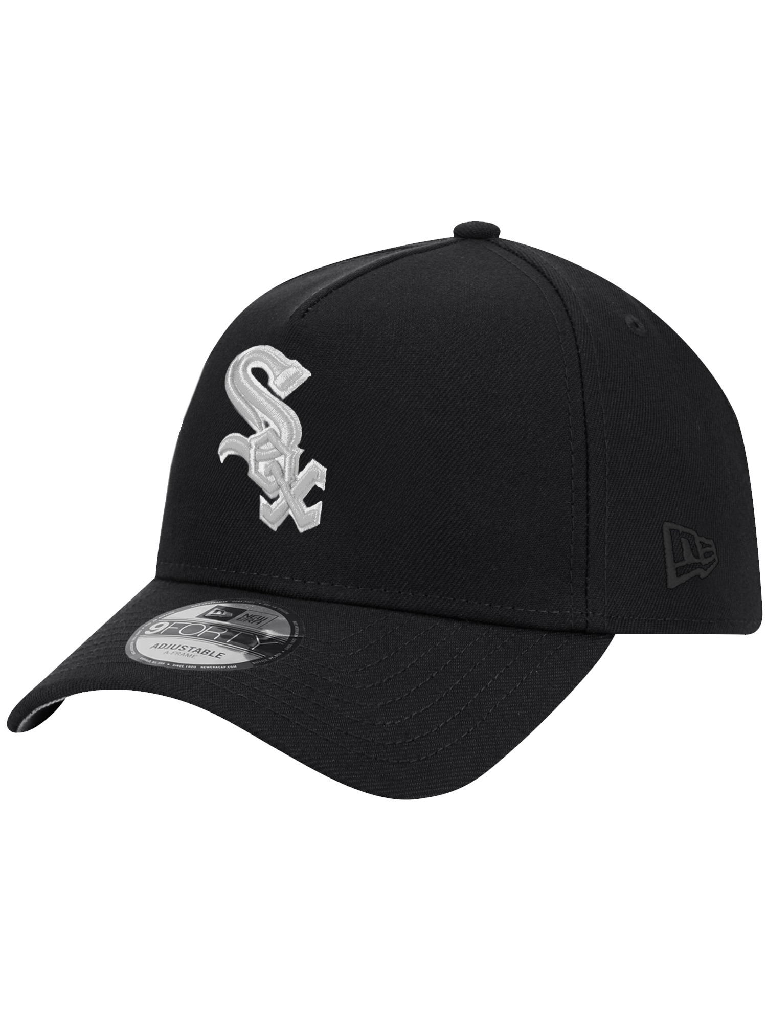 New Era Caps Chicago White Sox New Era MLB AS Outline 9FORTY A-Frame Snapback Hat - Black