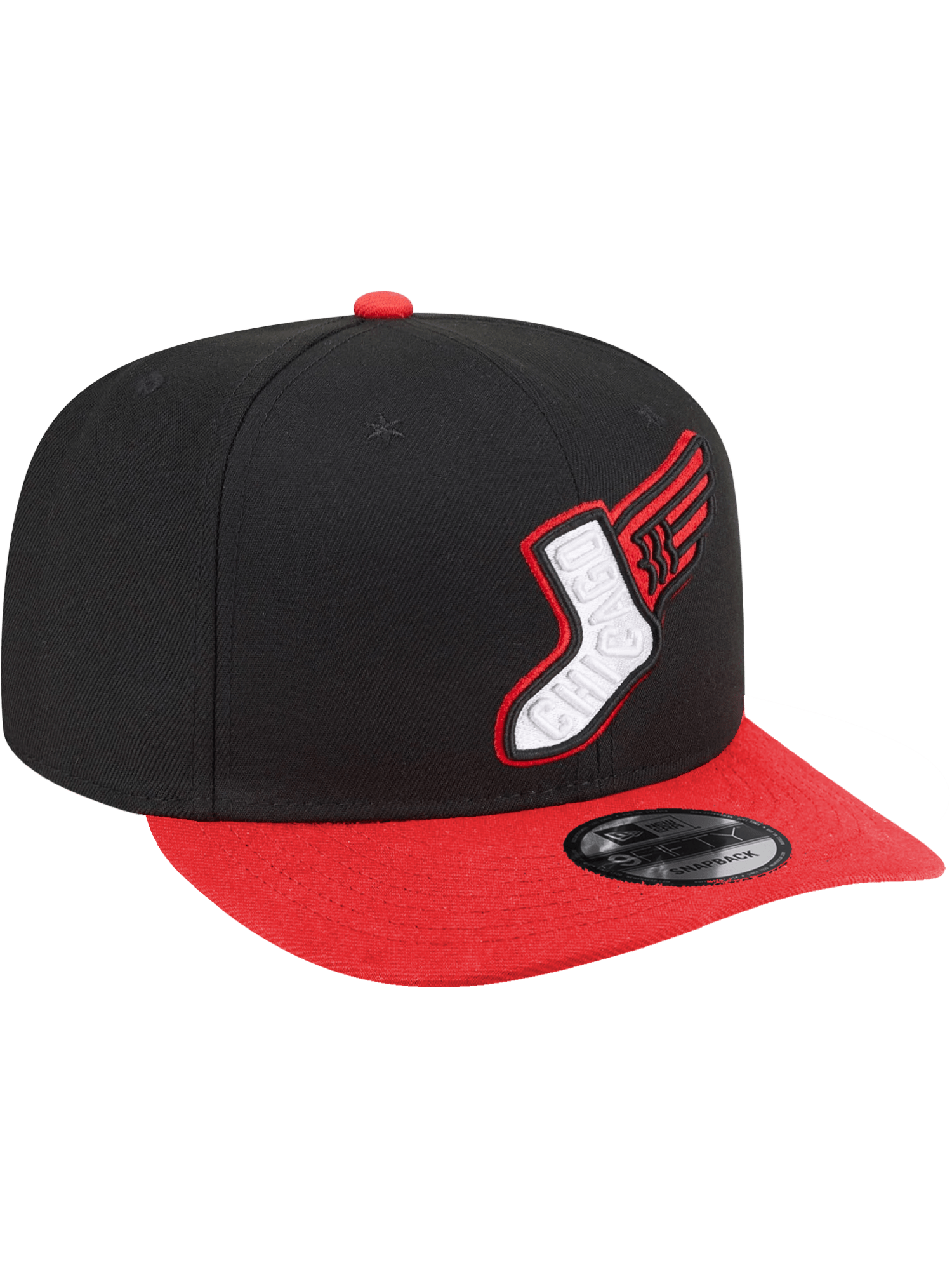 New Era Caps Chicago White Sox New Era MLB City Connect Alt Pre-Curved 9FIFTY Snapback Hat - Black