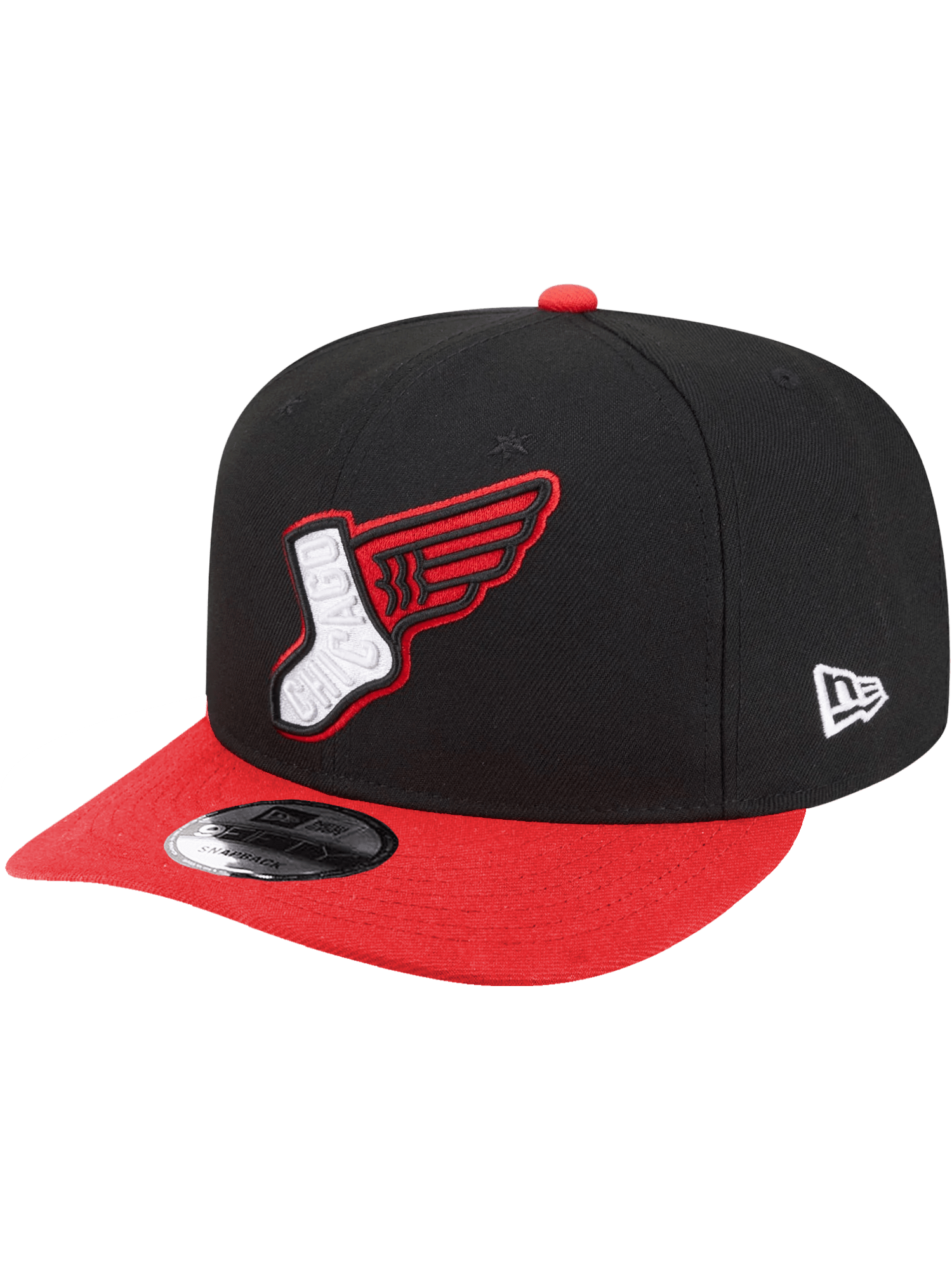 New Era Caps Chicago White Sox New Era MLB City Connect Alt Pre-Curved 9FIFTY Snapback Hat - Black