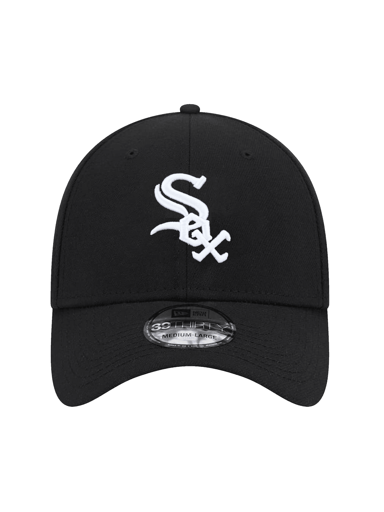 New Era Caps Chicago White Sox New Era MLB Team 39THIRTY Stretch-Fit Hat - Black