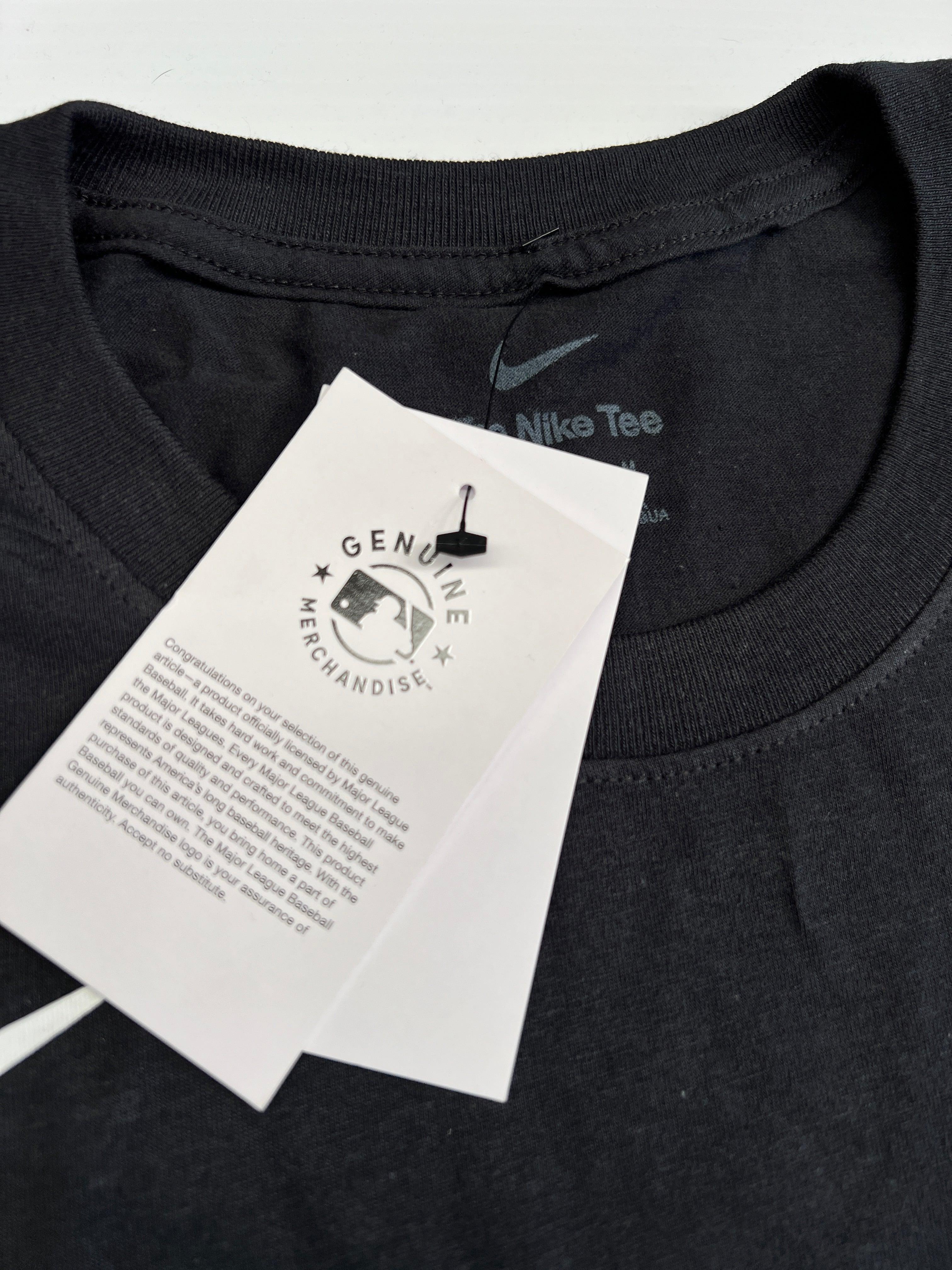 Nike T-Shirts Chicago White Sox Nike MLB Fuse Wordmark T-Shirt - Black