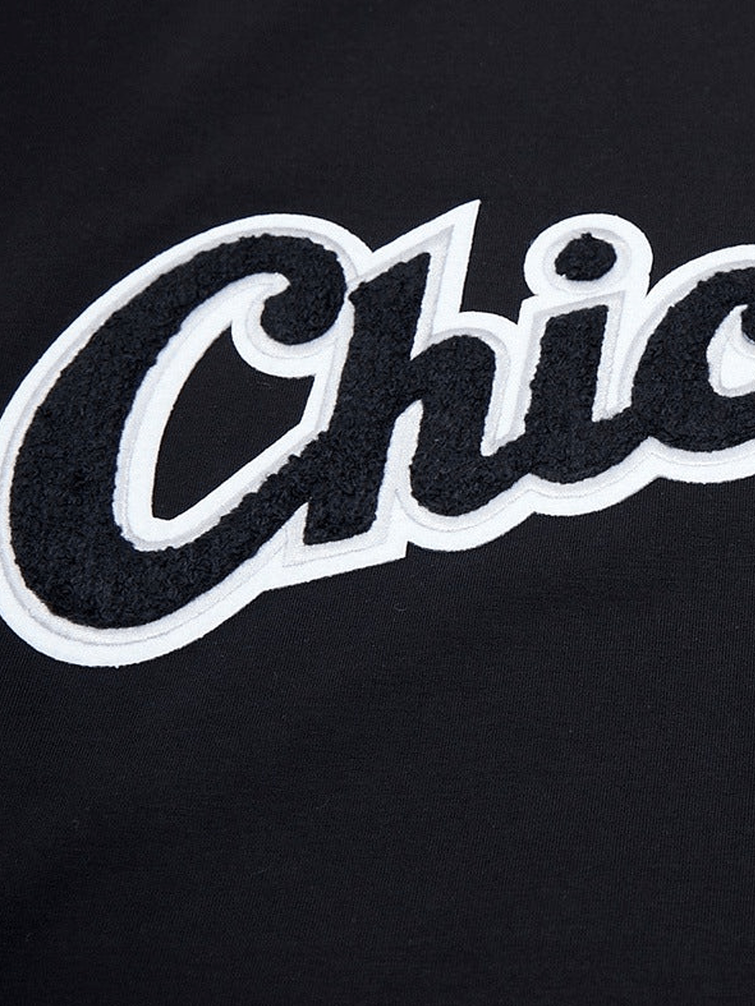 Pro Standard T-Shirts Chicago White Sox Pro Standard MLB Team Chenille Flex T-Shirt - Black